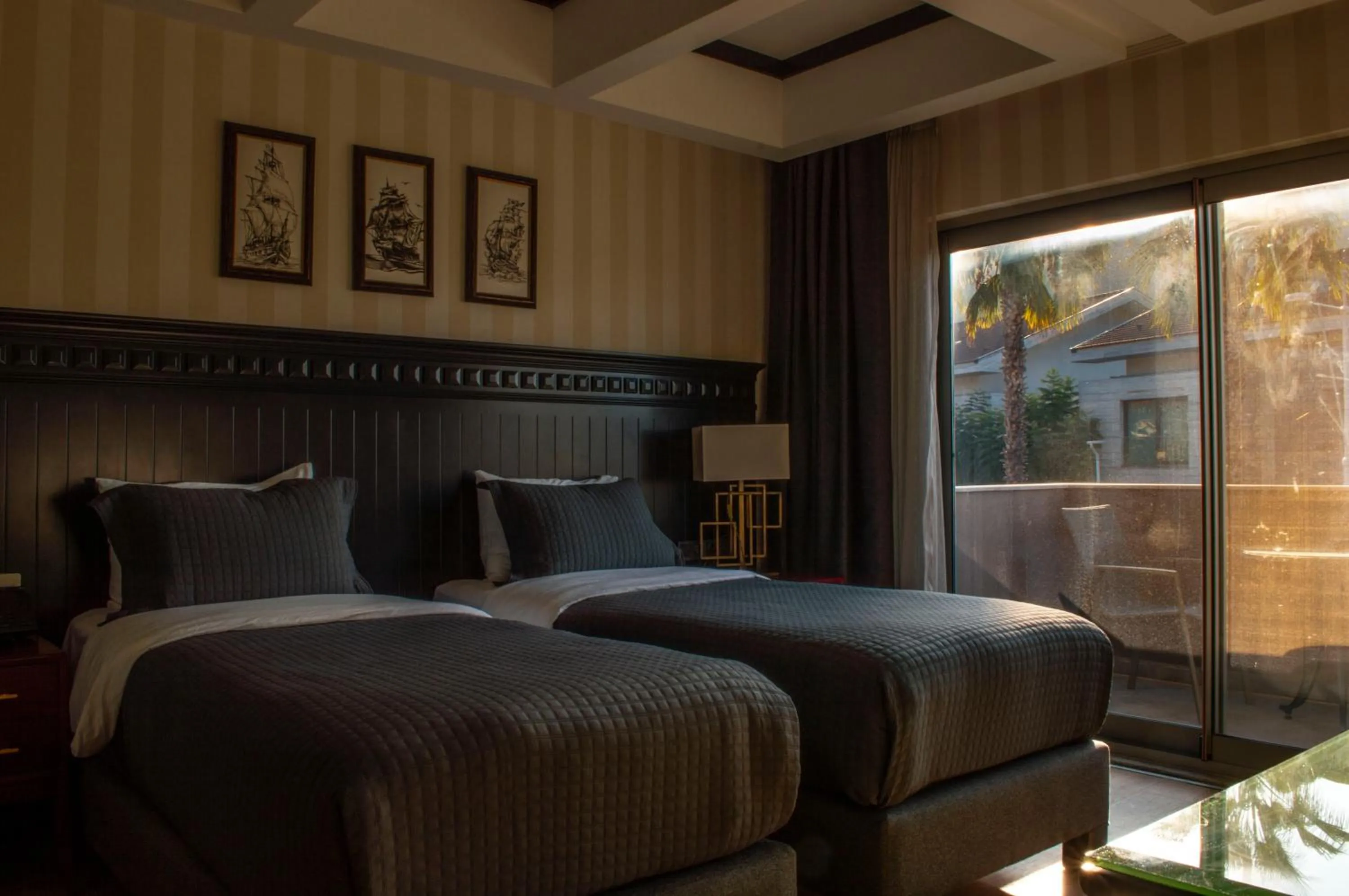 Superior Twin Room with Sea View in Hotel Marina Bay Göcek