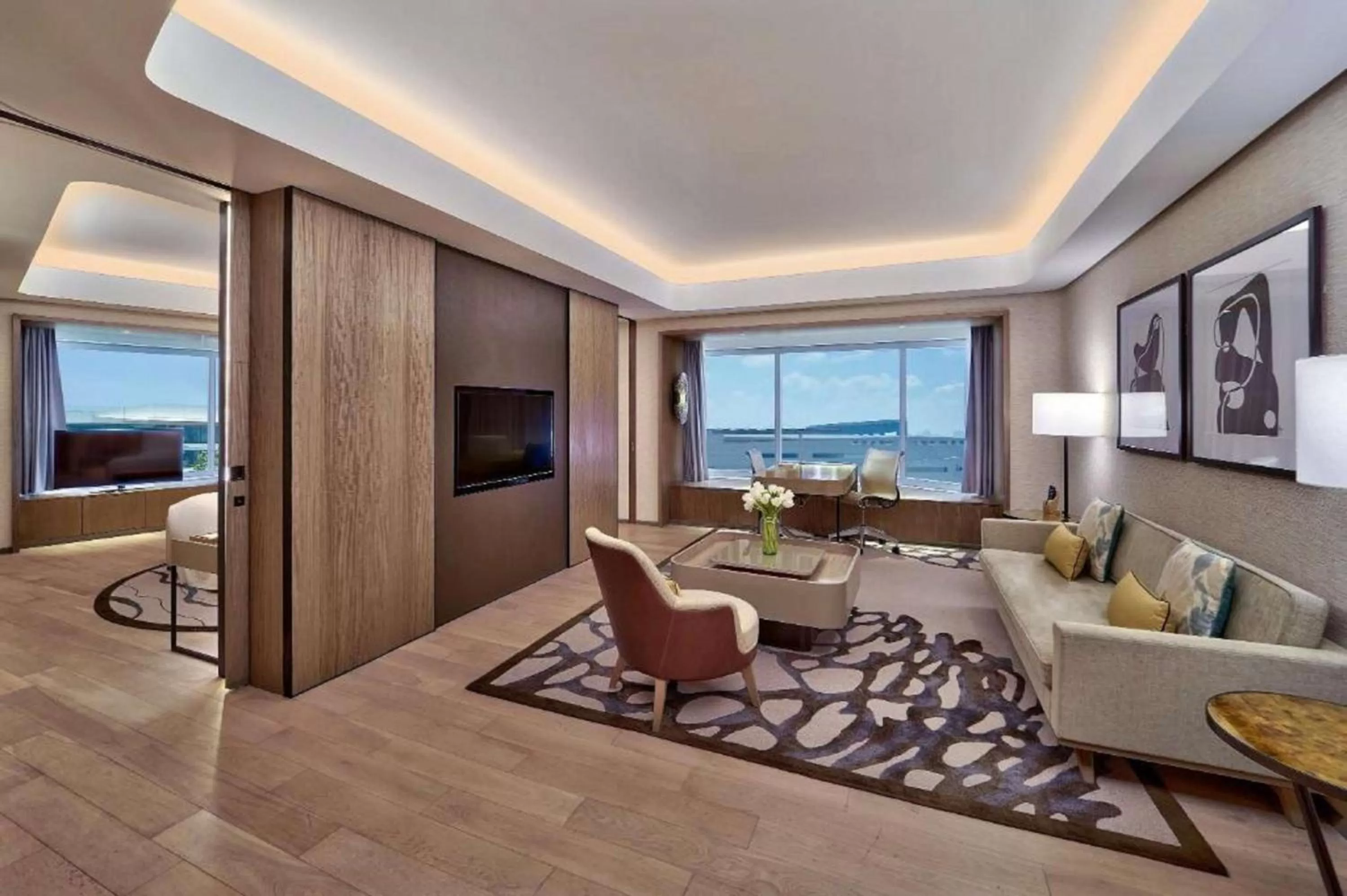 Diplomatic Suite with Bay View - Lounge Access in Conrad Manila