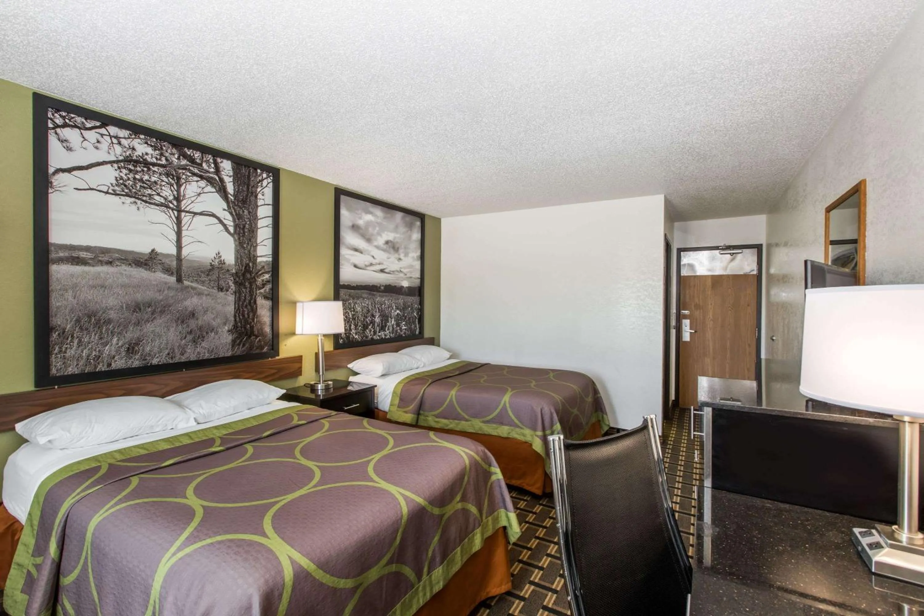 Room with Two Double Beds - Non-Smoking in Super 8 by Wyndham Wayne