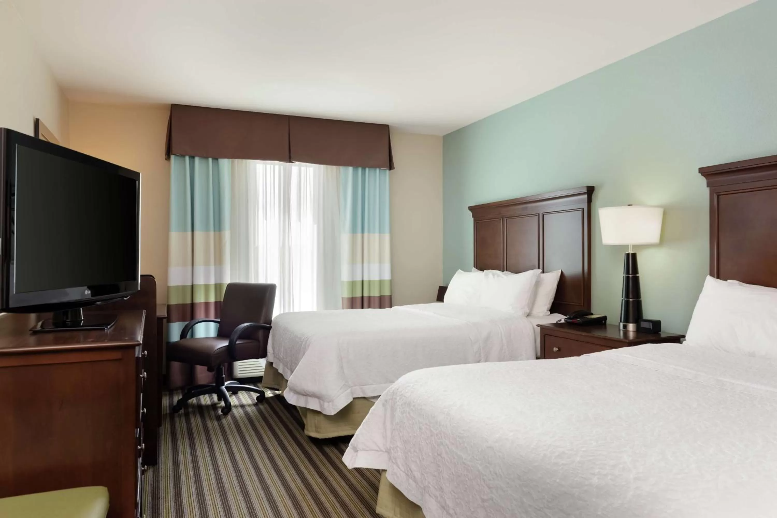 Room with Two Queen Beds - Non-Smoking in Hampton Inn and Suites Adairsville/Calhoun Area