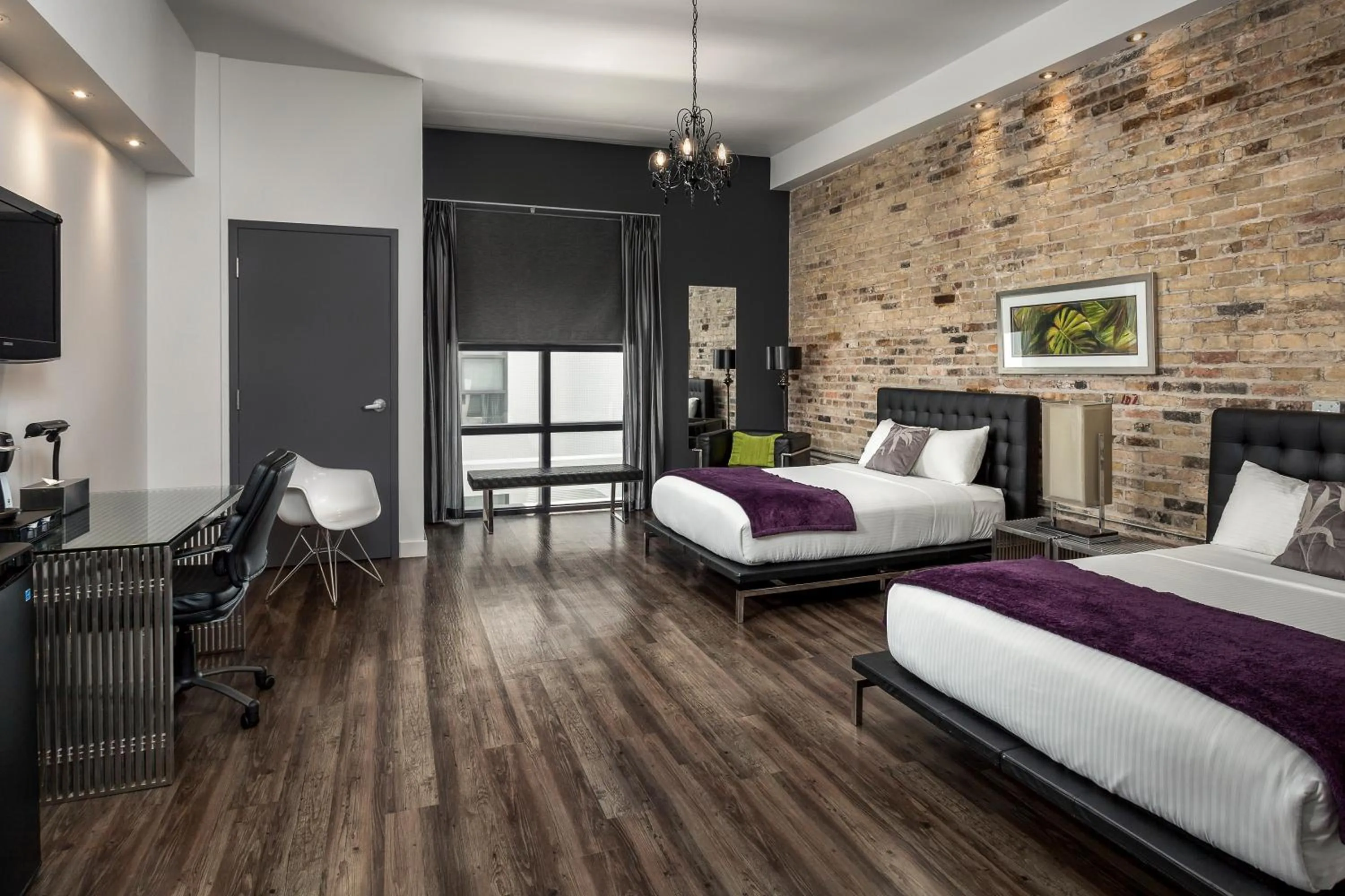 Double Room with Two Double Beds in Hotel Metro