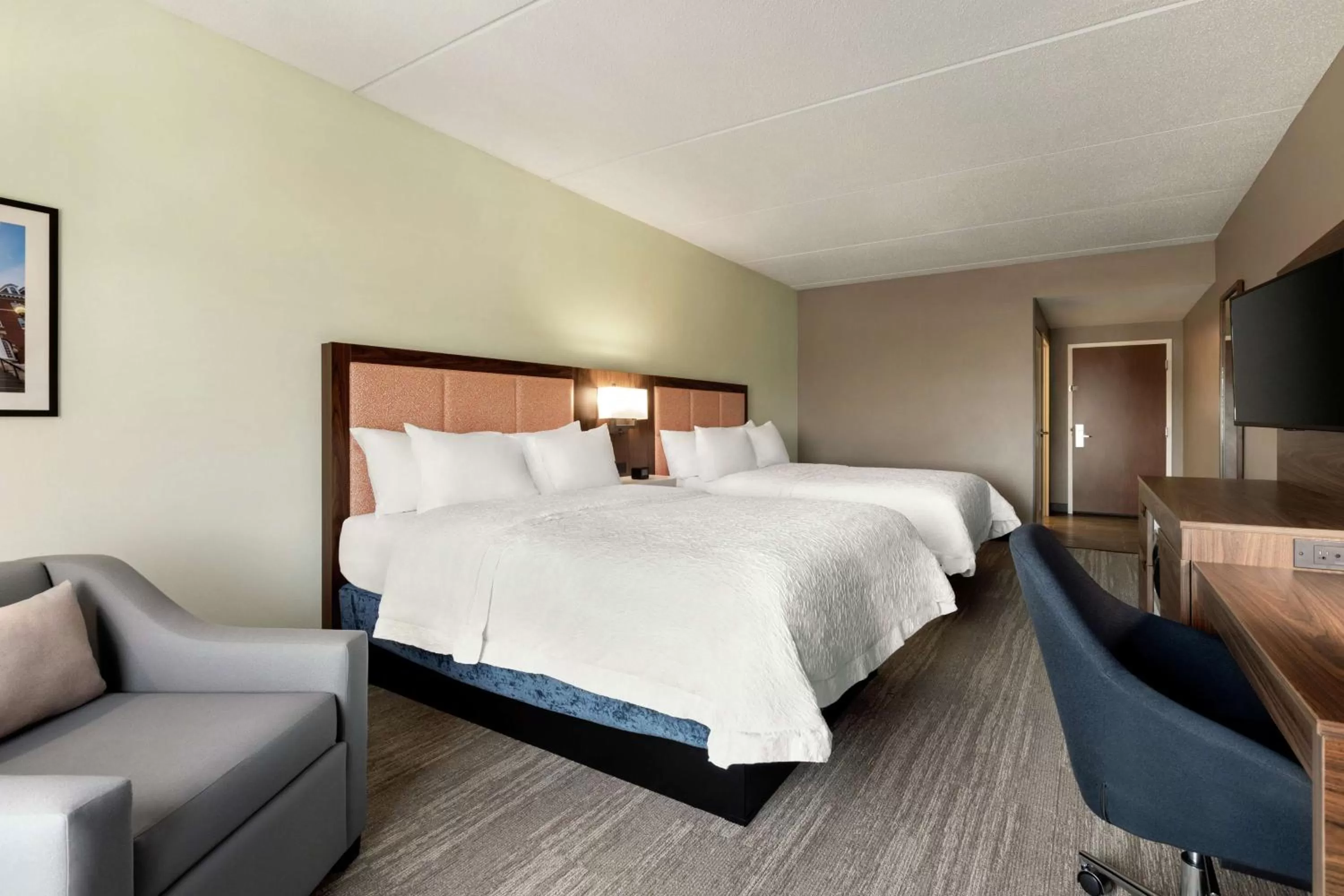 Queen Room with Two Queen Beds - Non-Smoking in Hampton Inn & Suites Frederick/Fort Detrick