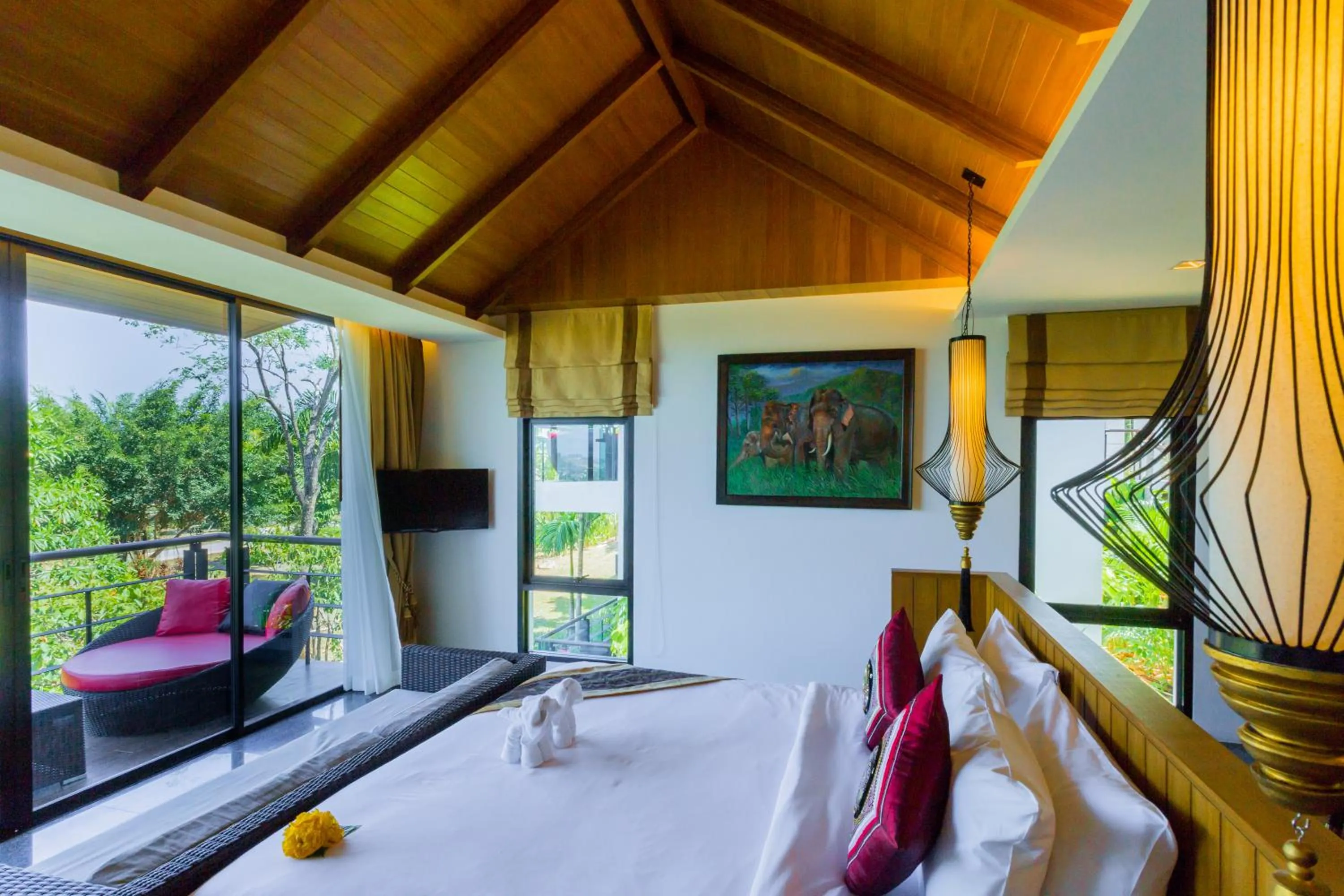 Double Room with Garden View in Chalong Chalet Resort