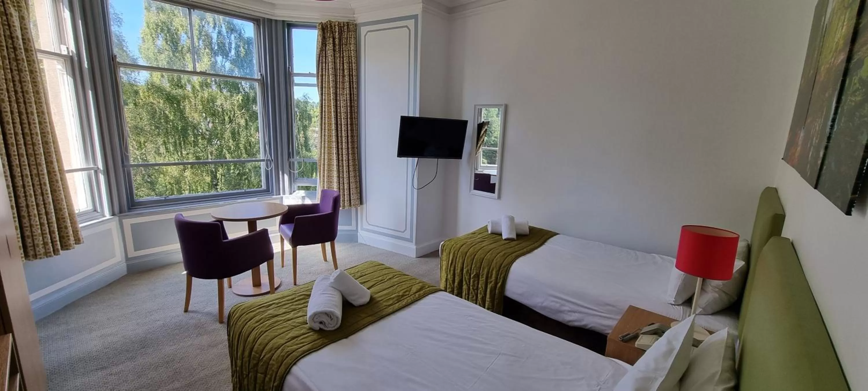 Twin Room with Scenic View in The Pitlochry Hydro Hotel