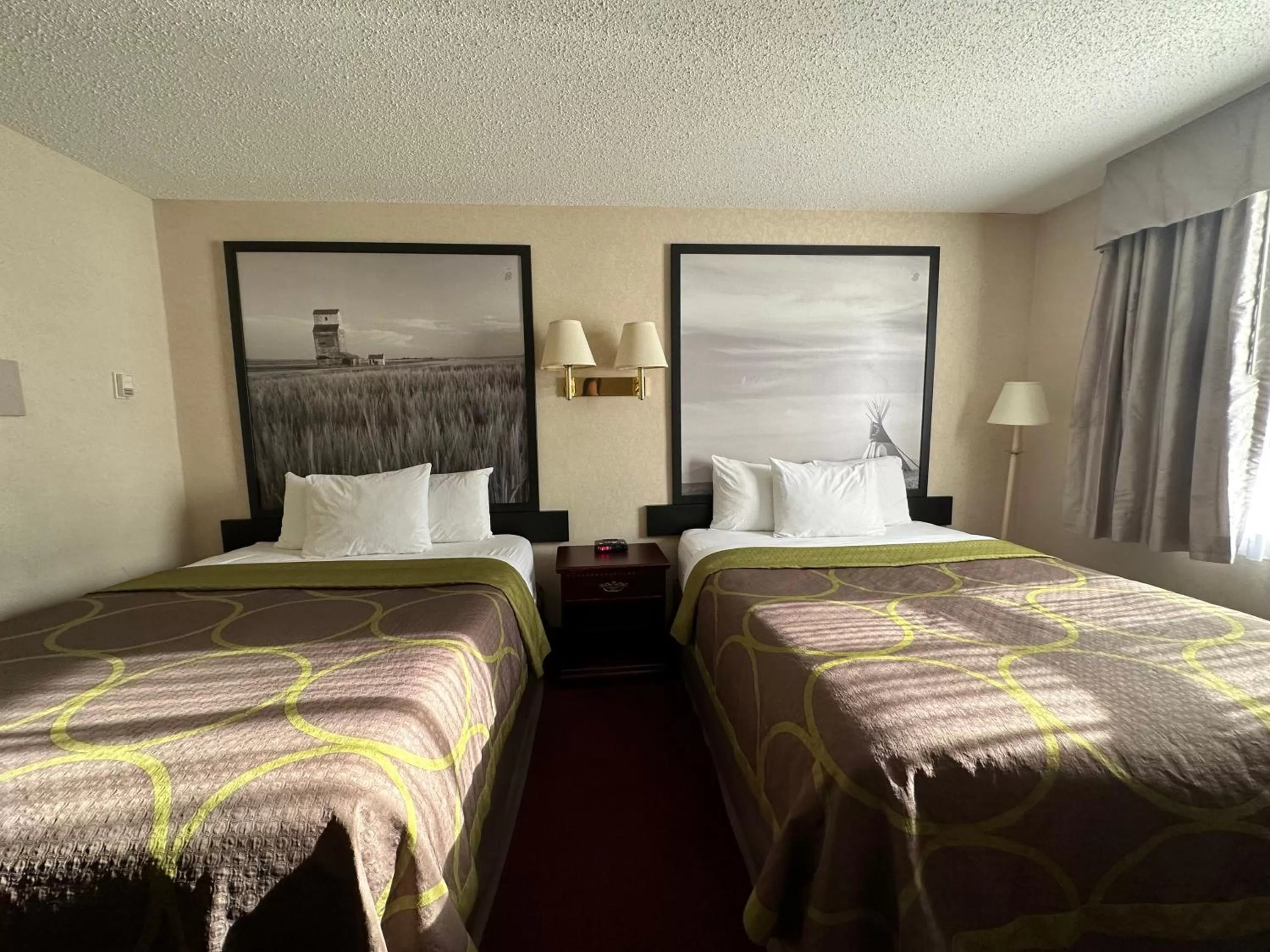 Double Studio with Two Double Beds- Smoking in Super 8 by Wyndham Lethbridge