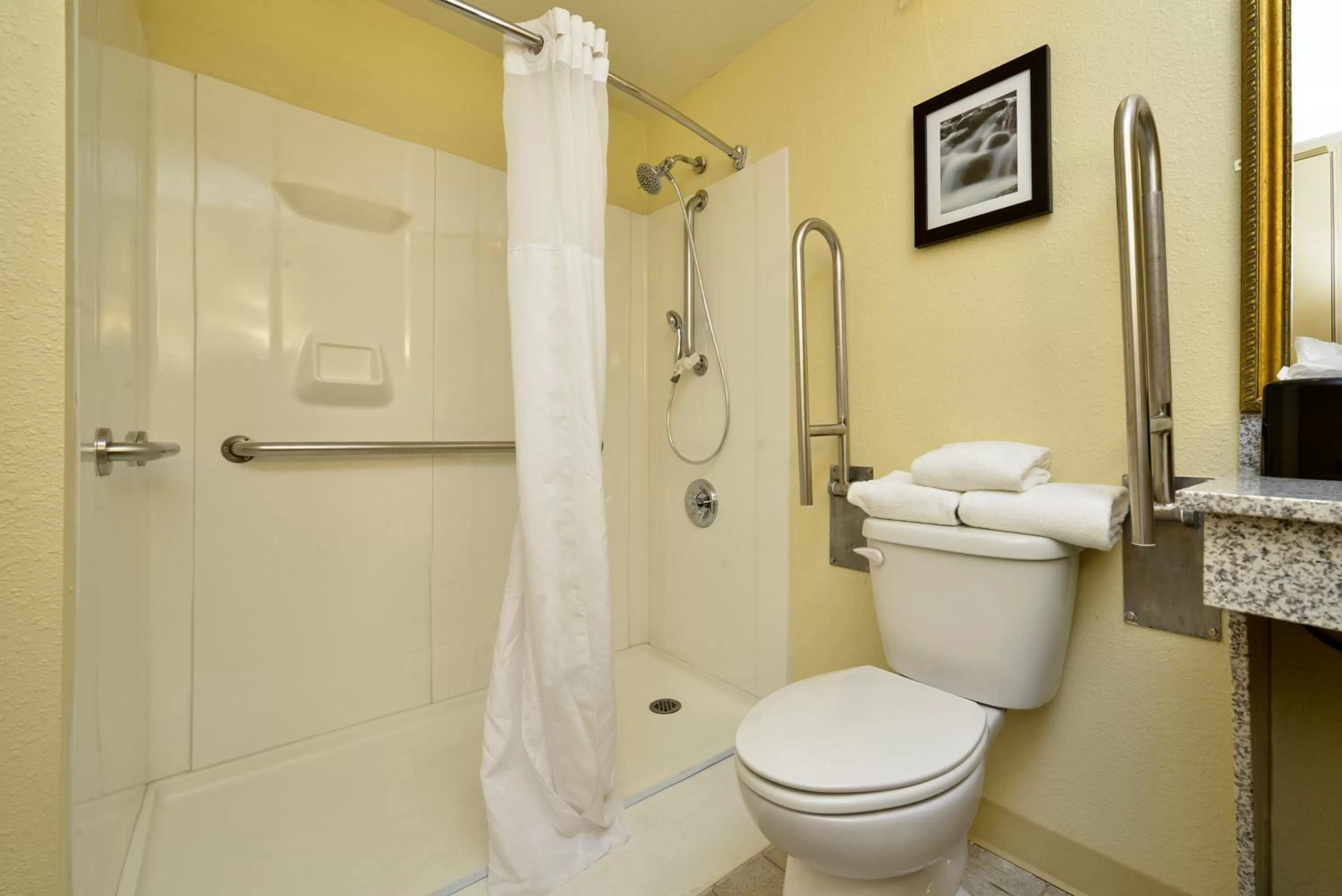 Accessible King Room with Sofa Bed and Roll-In Shower in Spark by Hilton Denver Tech Center Greenwood Village