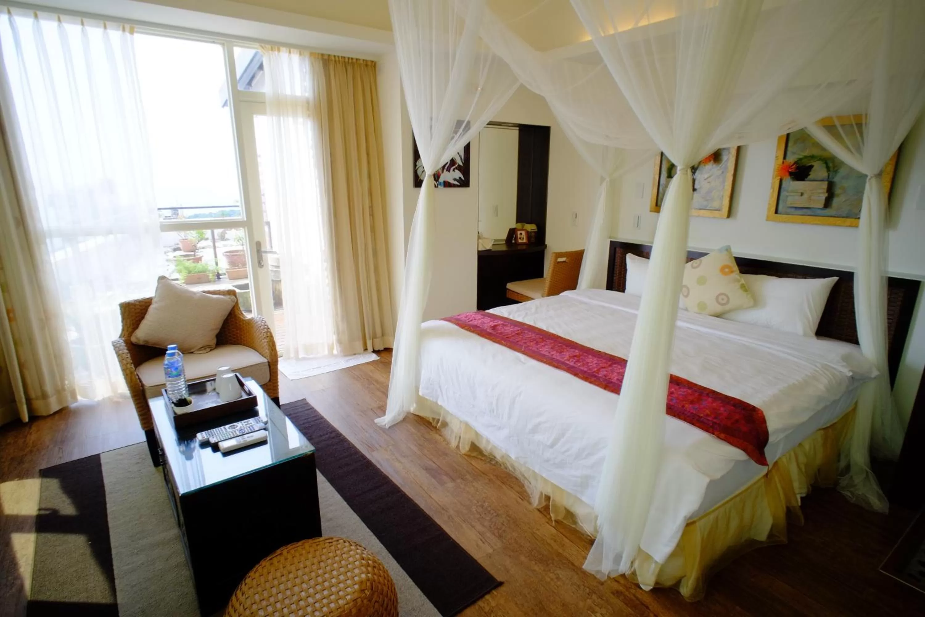 Double Room with Balcony and Sea View in Chiu Chunt Dint B&B