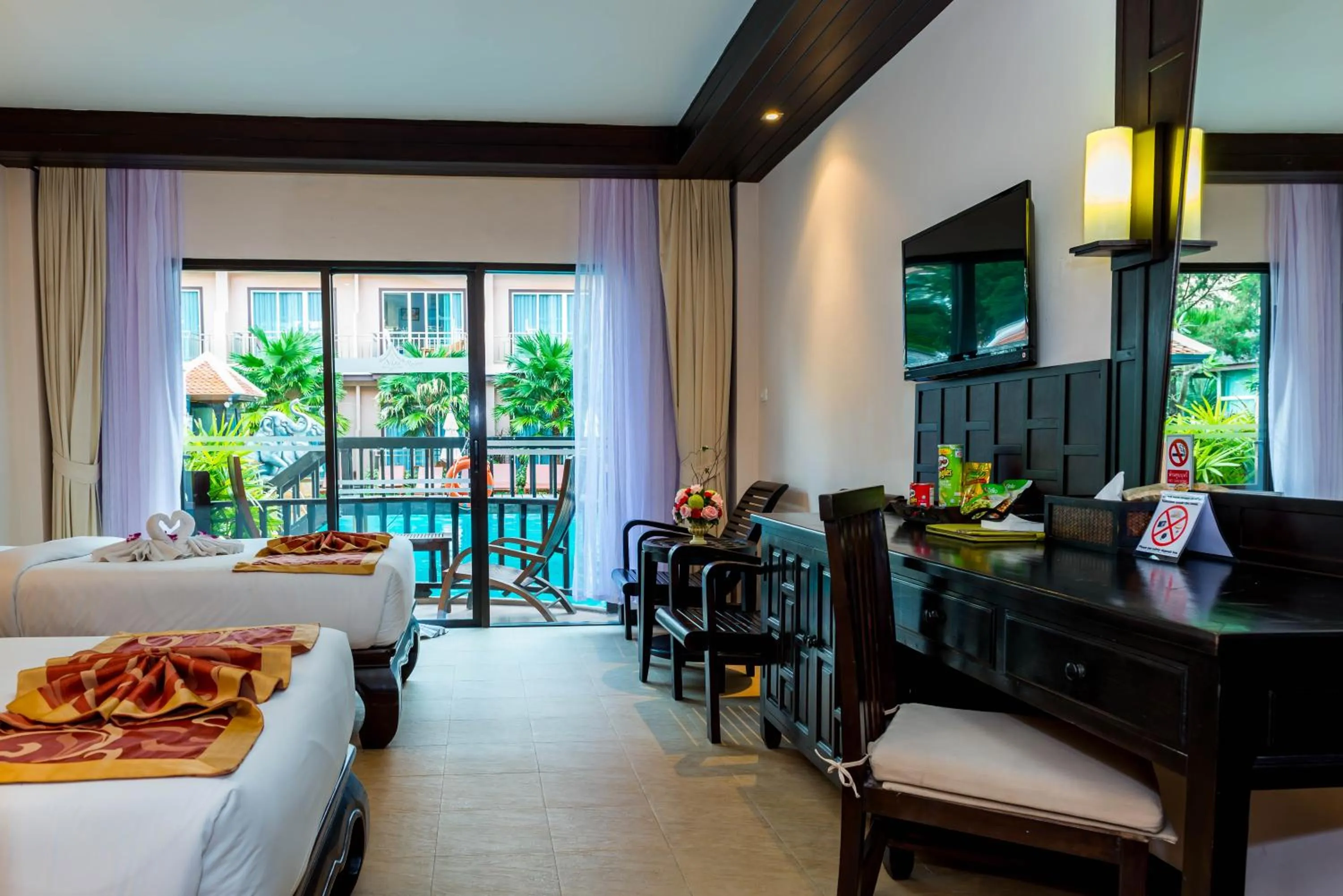 Grand Deluxe Double or Twin Room with Pool Access in Nipa Resort, Patong Beach