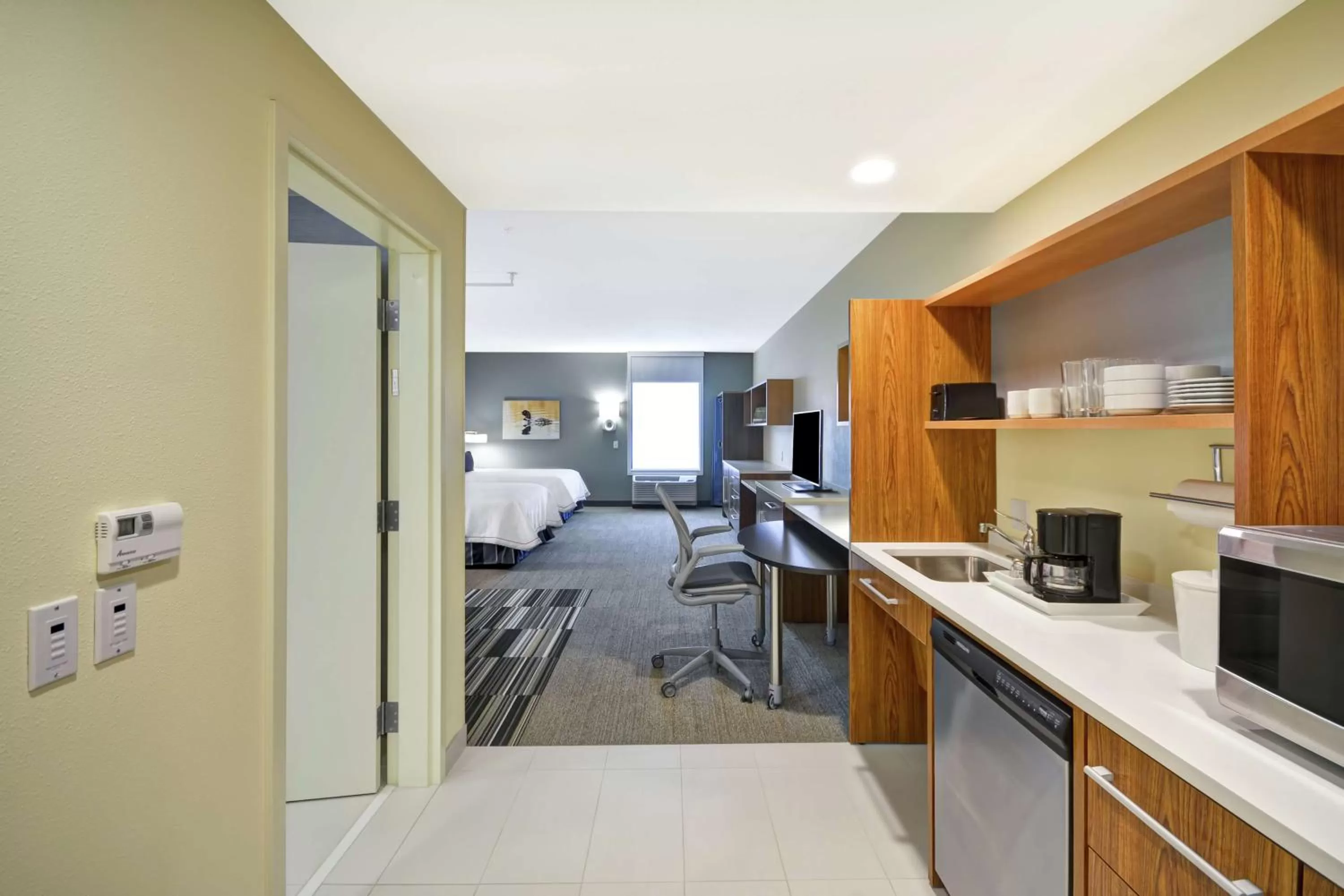Studio Suite with Two Queen Beds - Hearing Access/Non-Smoking in Home2 Suites By Hilton Minneapolis-Eden Prairie