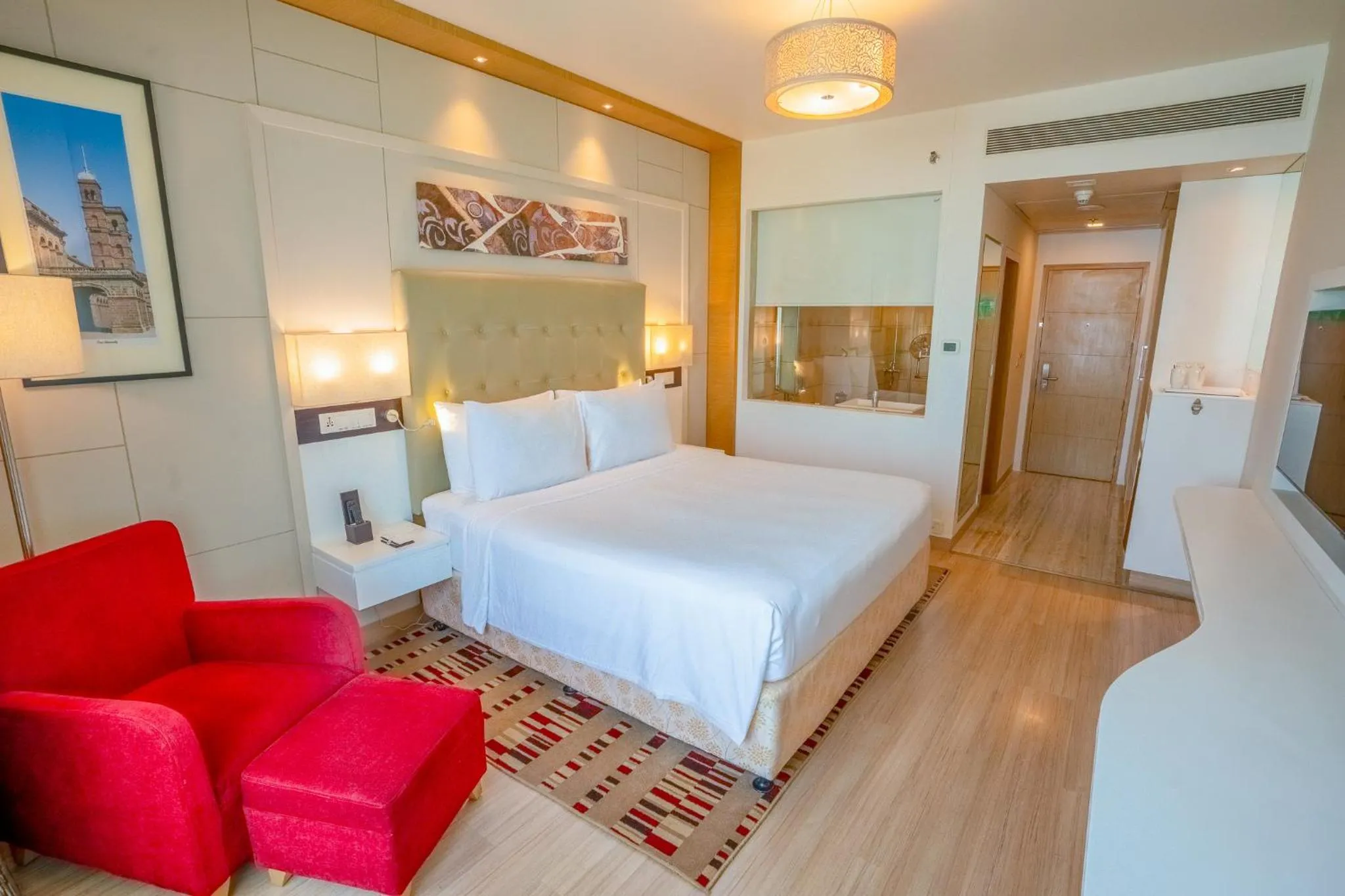 Business Class Room with Complimentary 2 pcs for Ironing per stay , 20% discount on food and soft beverage and access to business lounge in Radisson Blu Pune Hinjawadi