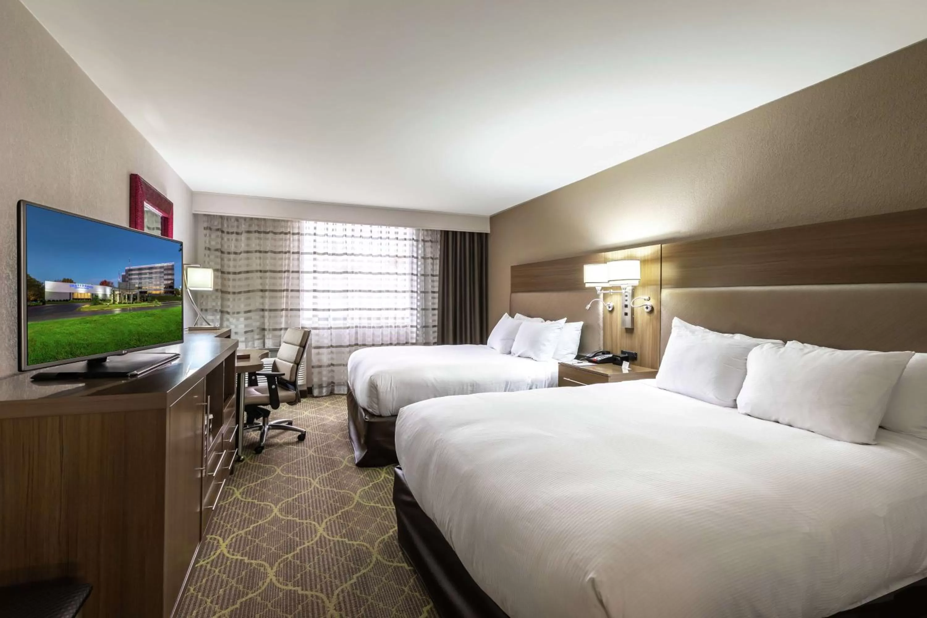 Queen Room with Two Queen Beds in DoubleTree by Hilton Winston Salem - University, NC