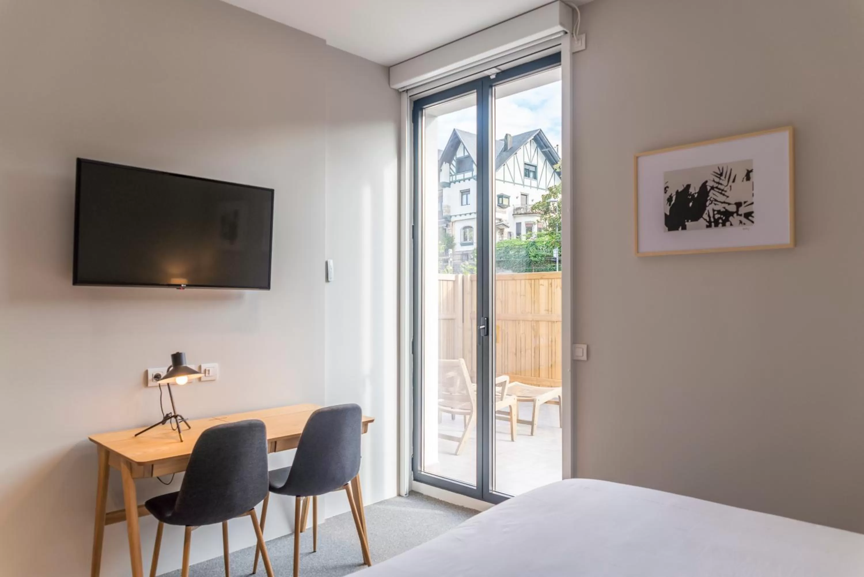 King Room with Balcony and Garden Views in Bidaia Boutique Hotel