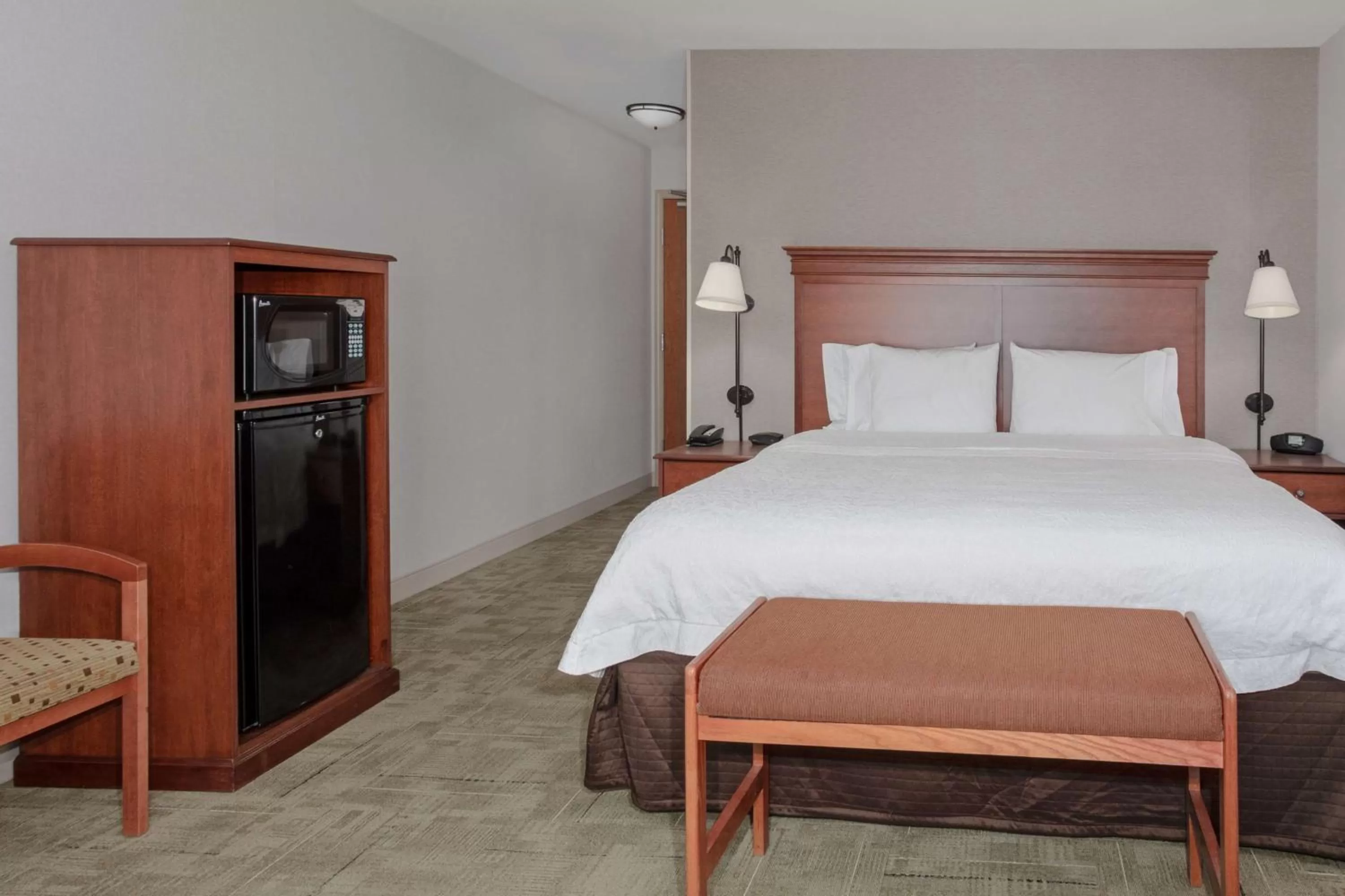 Bed in Hampton Inn Rock Springs