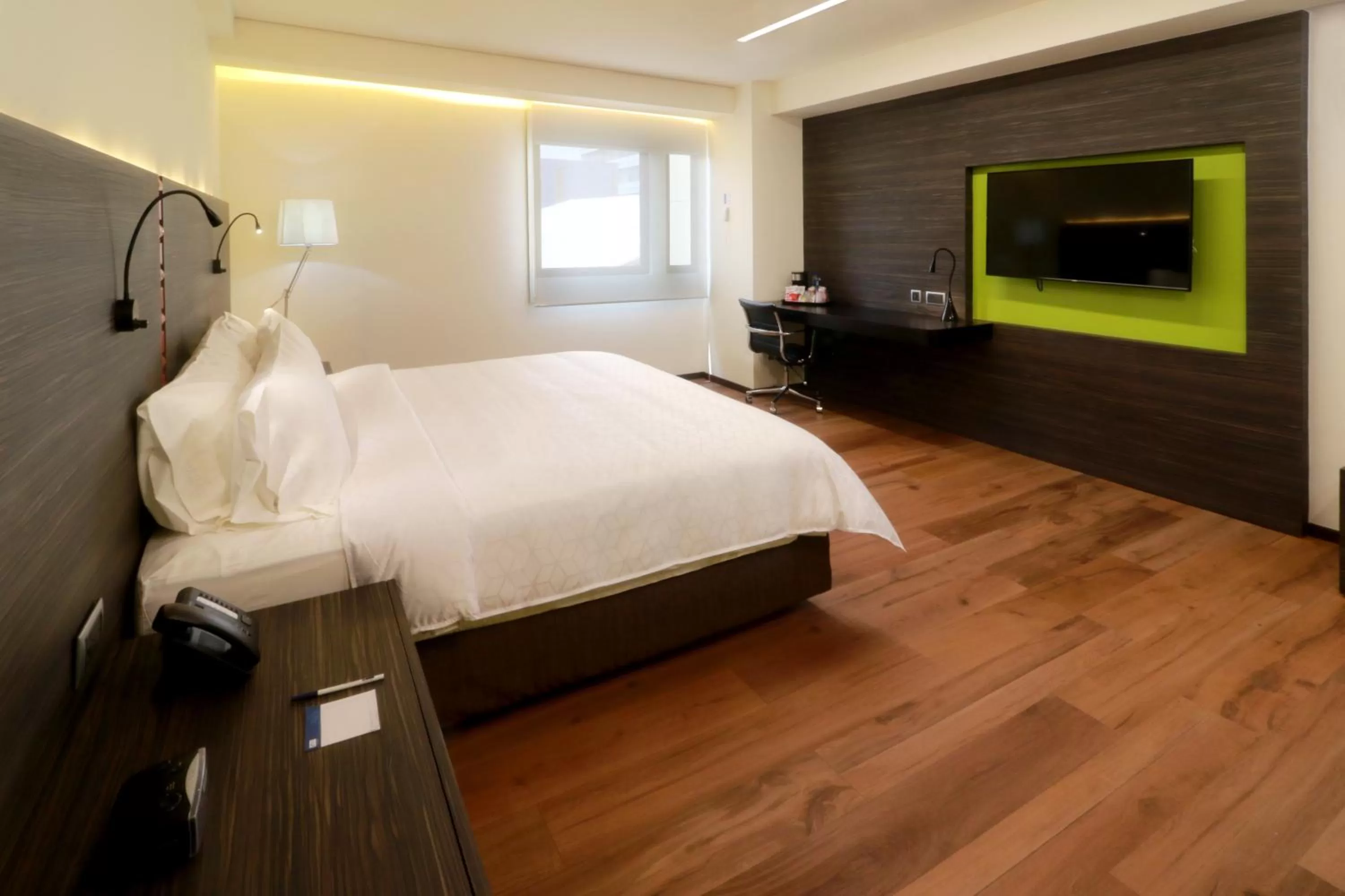 Standard King Room with Roll-in Shower - Mobility Accessible in Holiday Inn Express Mexico Aeropuerto by IHG