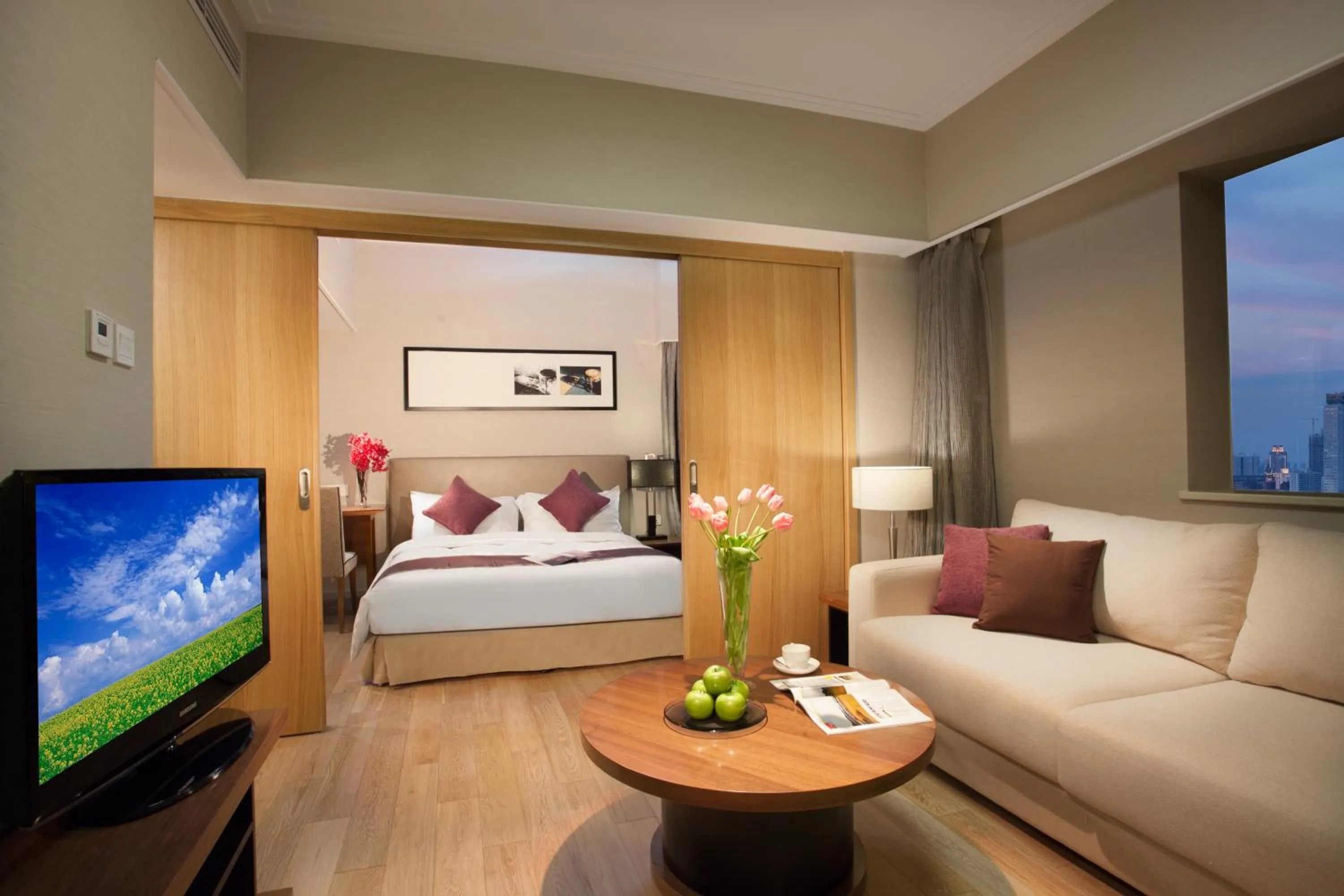 One-Bedroom Deluxe Apartment in Somerset Olympic Tower Tianjin
