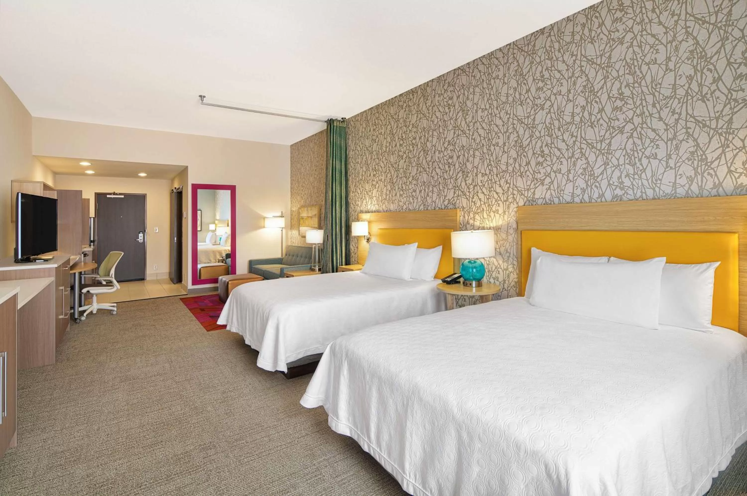 Studio Suite with Two Queen Beds - Hearing Access/Non-Smoking in Home2 Suites By Hilton Batesville