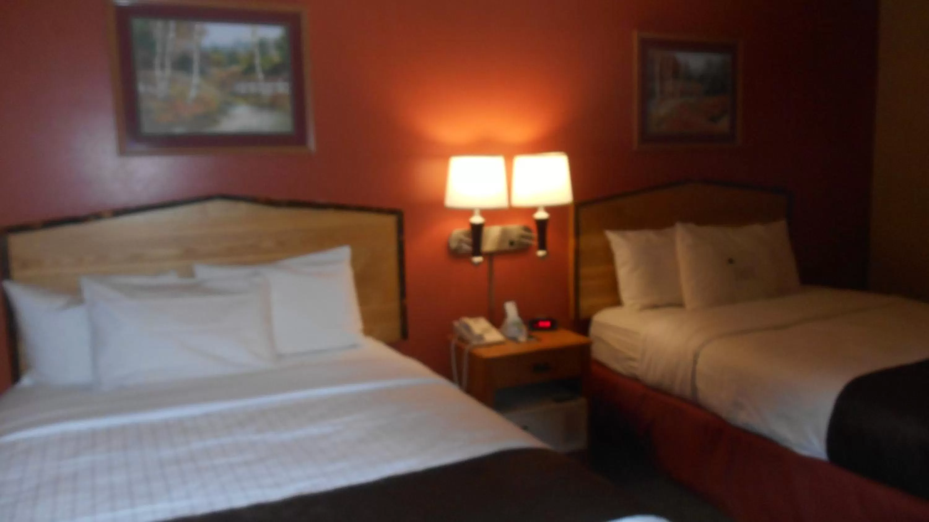 Queen Room with Two Queen Beds - Non-Smoking in AmericInn by Wyndham Oswego