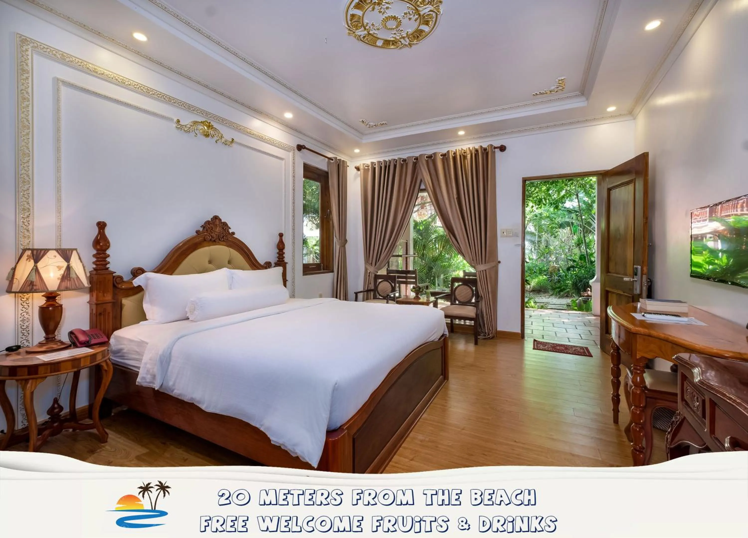 Deluxe Double Room with Garden View in Coco Palm Beach Resort