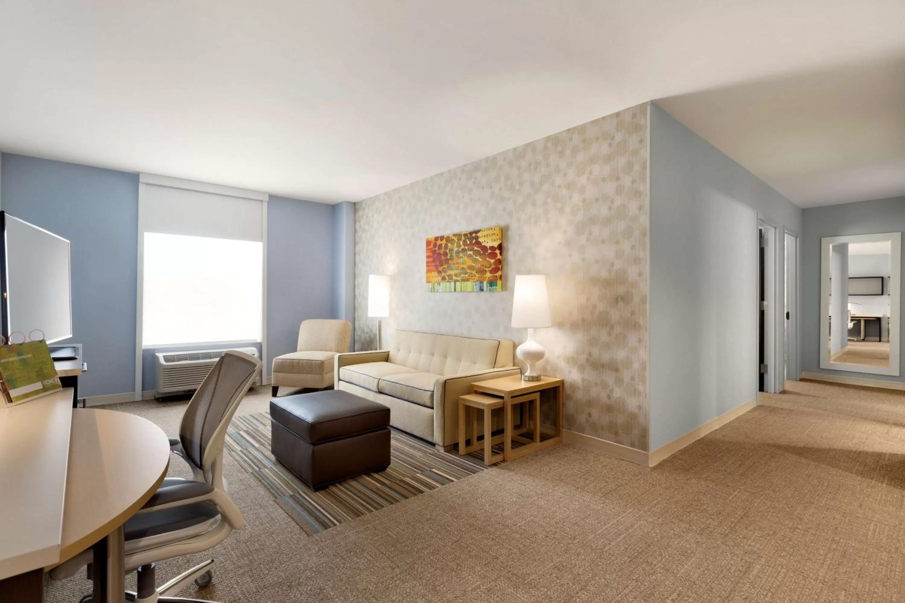 Two-Bedroom Suite with Separate Bathrooms - Non-Smoking in Home2 Suites By Hilton Hasbrouck Heights