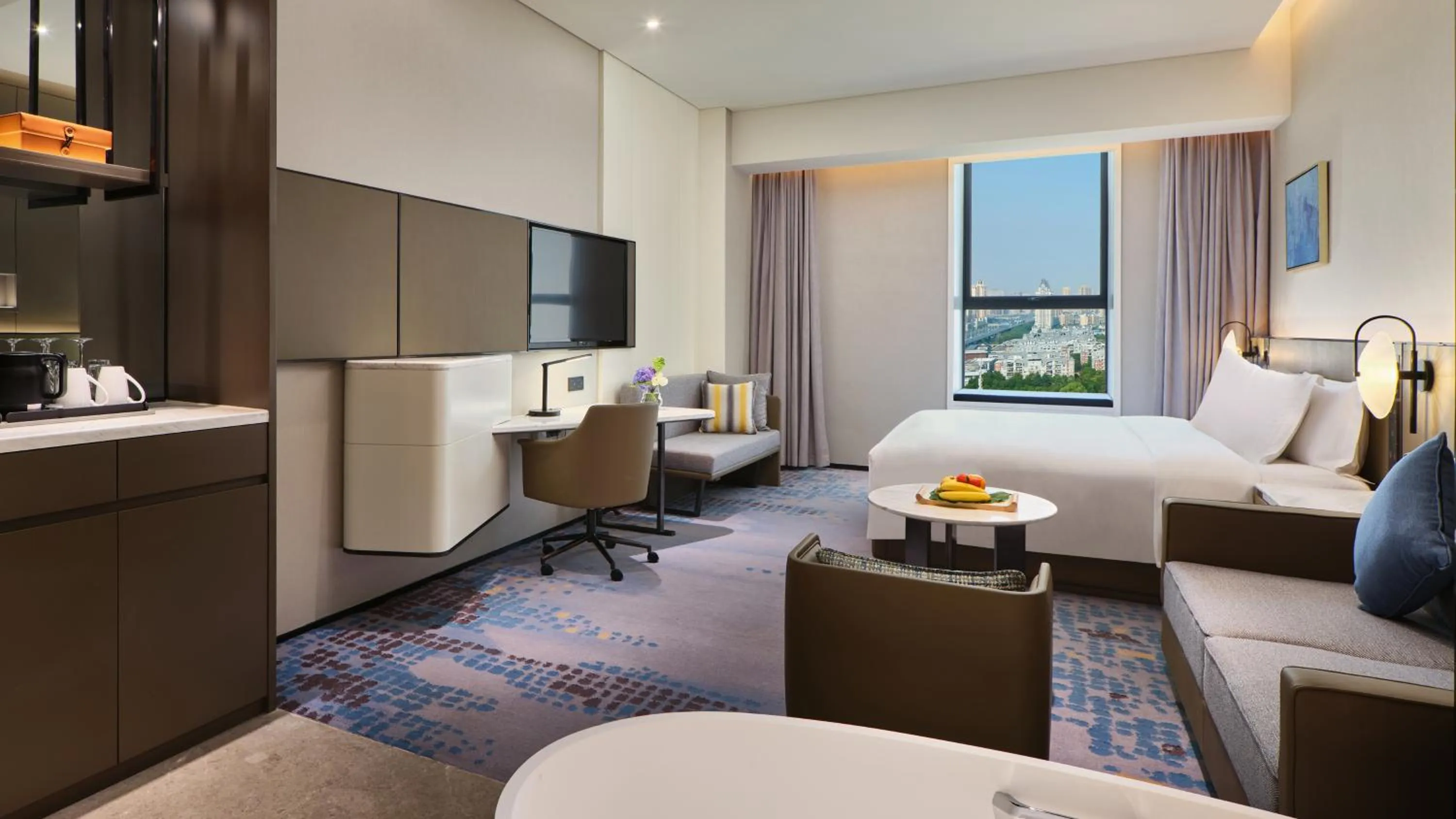 Executive Deluxe Double Room in Crowne Plaza Wuhan Development Zone by IHG