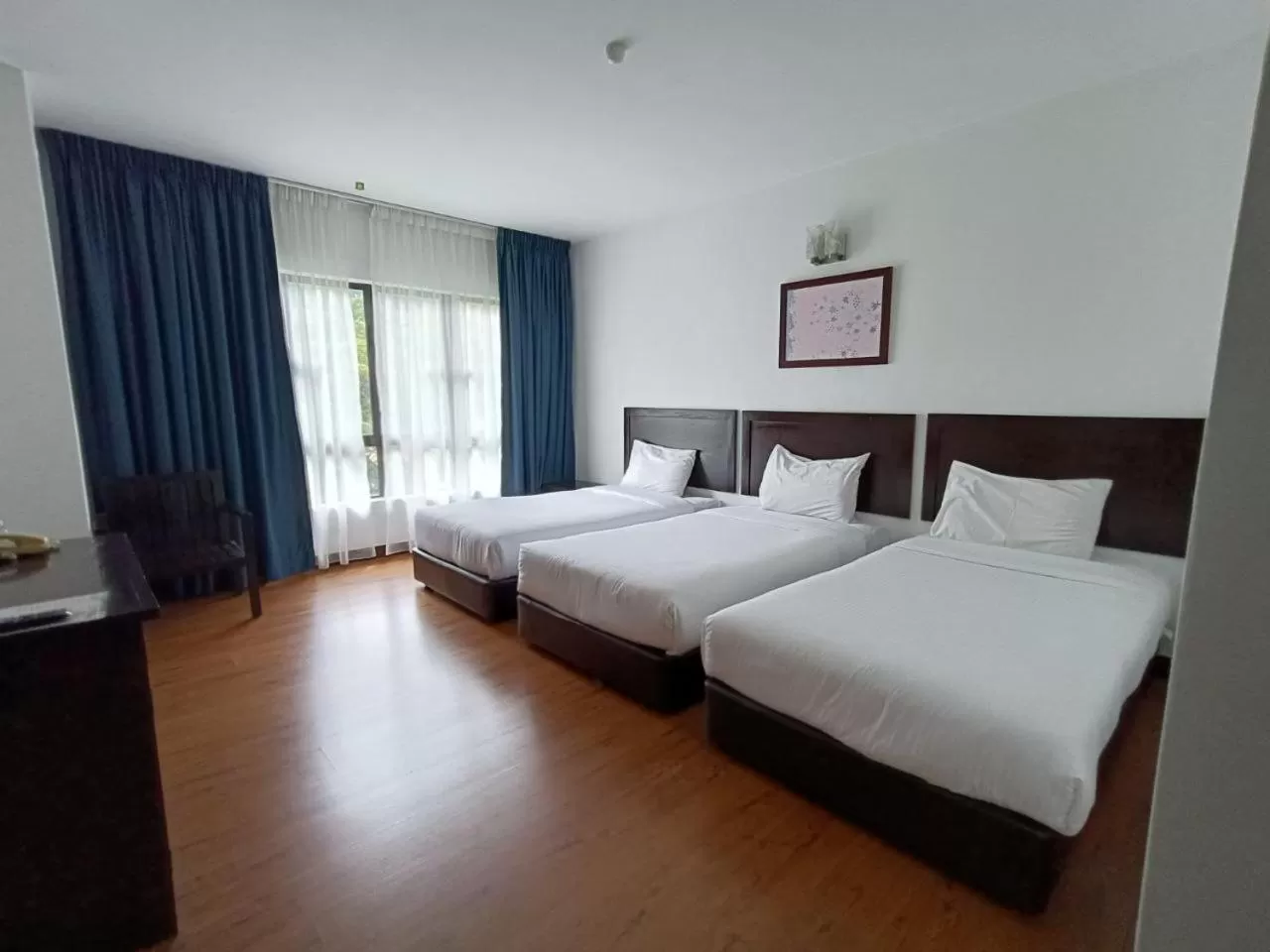 Deluxe Triple Pool View in ēRYA by SURIA Hot Spring Bentong