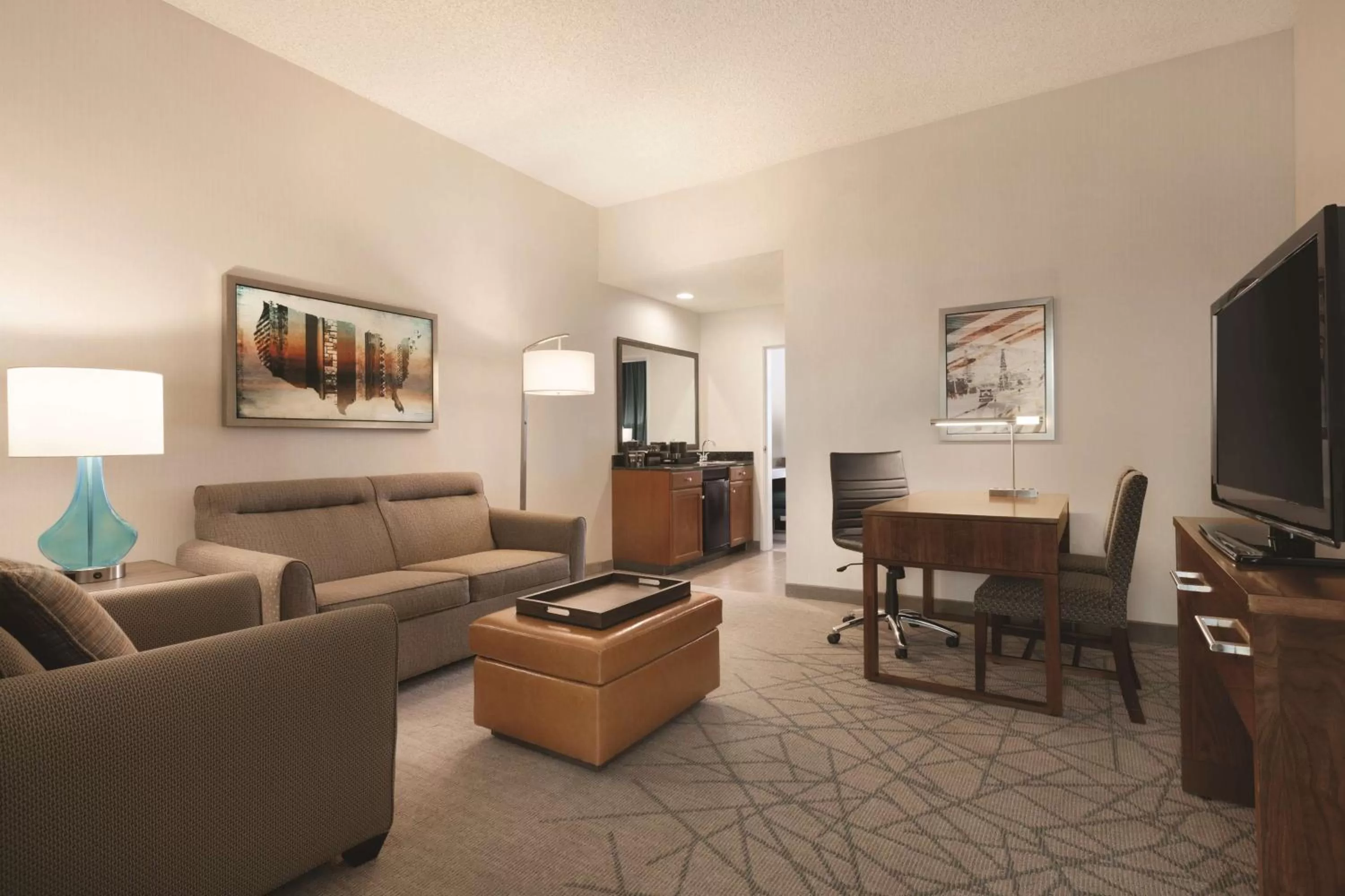 Two-Room King Suite with Bath Tub - Mobility Accessible in Embassy Suites by Hilton Brea - North Orange County