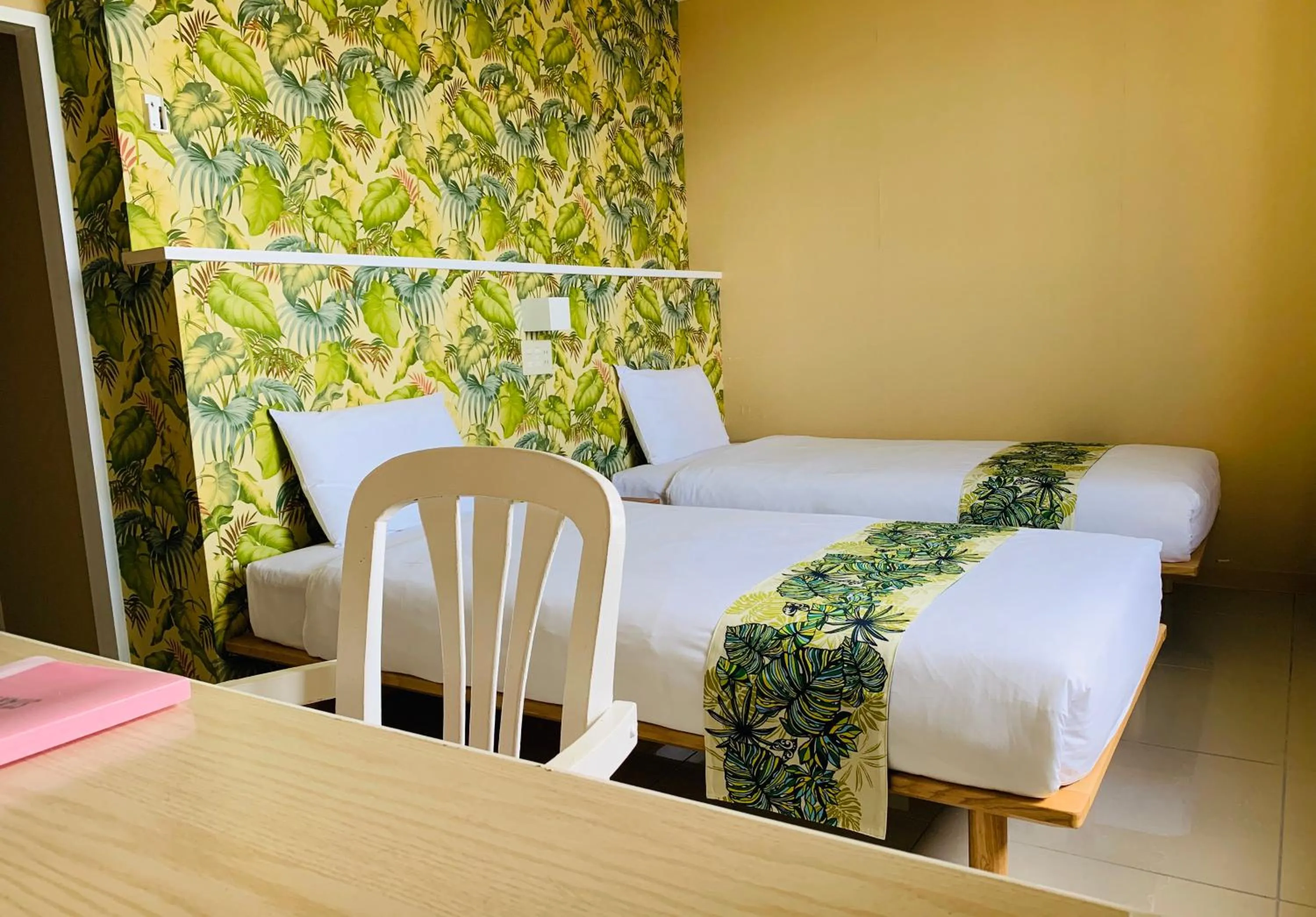 Standard Twin Room in Hotel GALA Naha's only sandy beach front all rooms oceanview