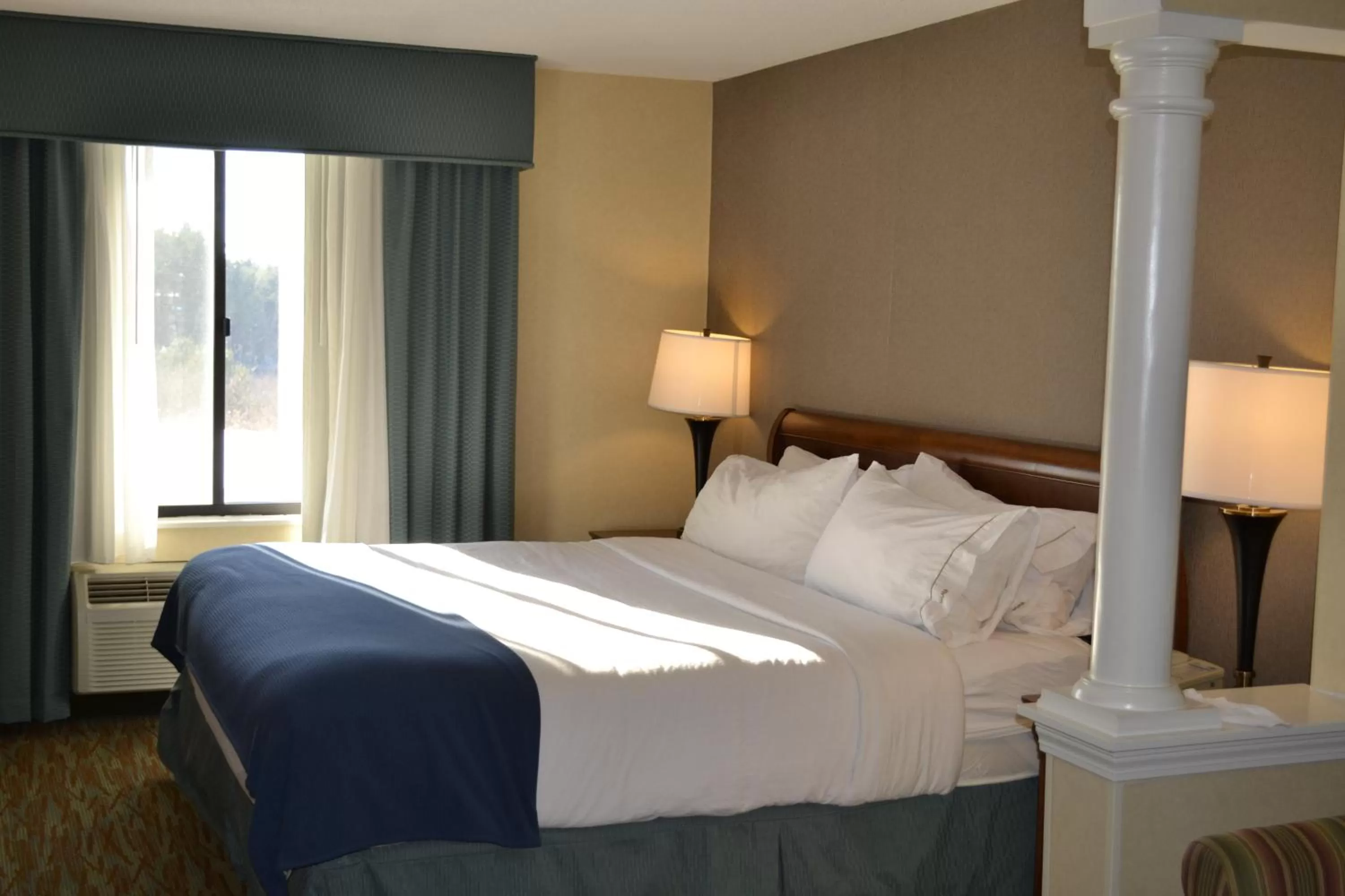 King Room - Hearing Accessible - Roll-in Shower in Holiday Inn Express Hotels Biddeford by IHG