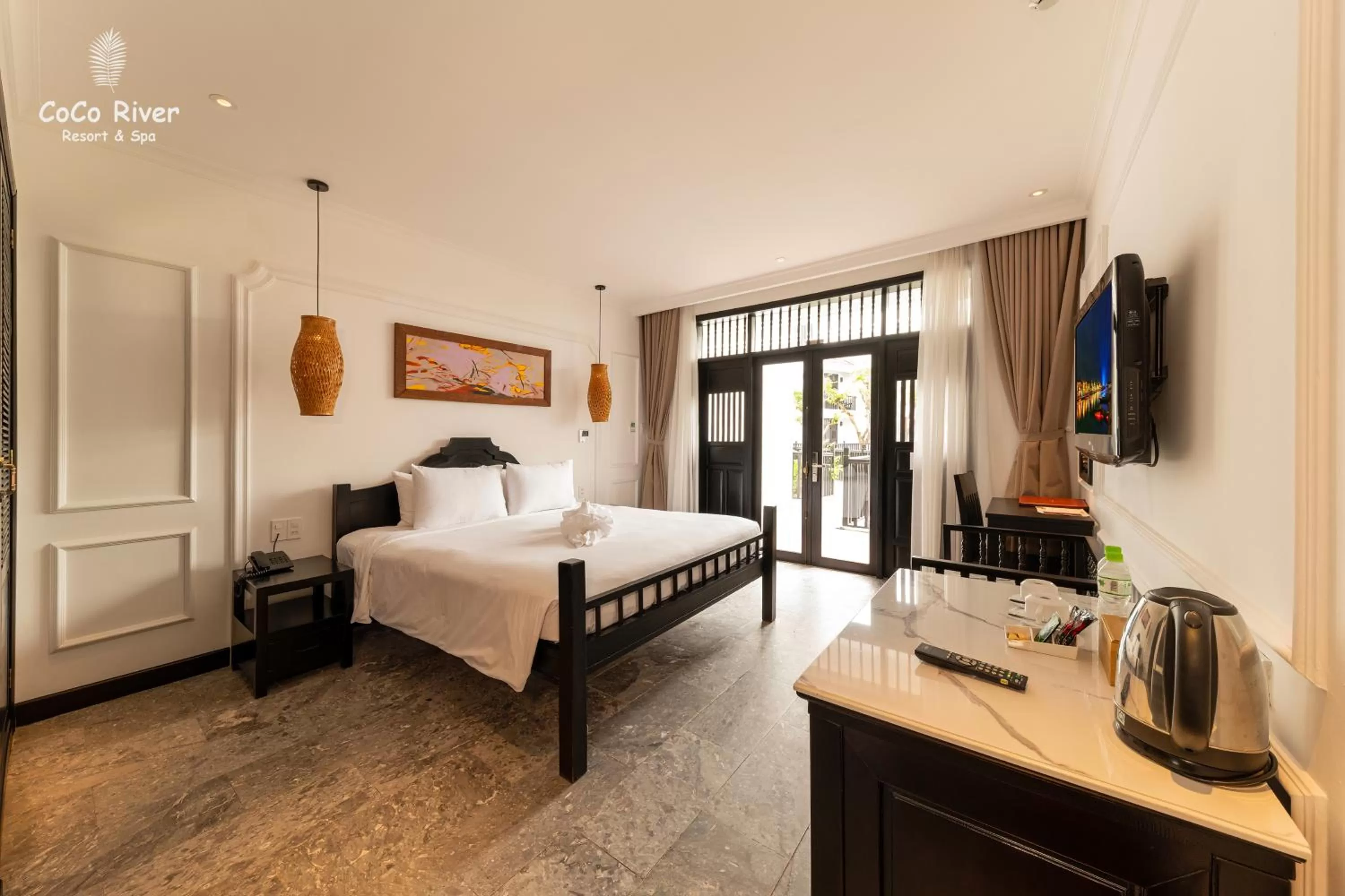 Family Room with Private Bathroom in Hoi An Coco River Resort & Spa