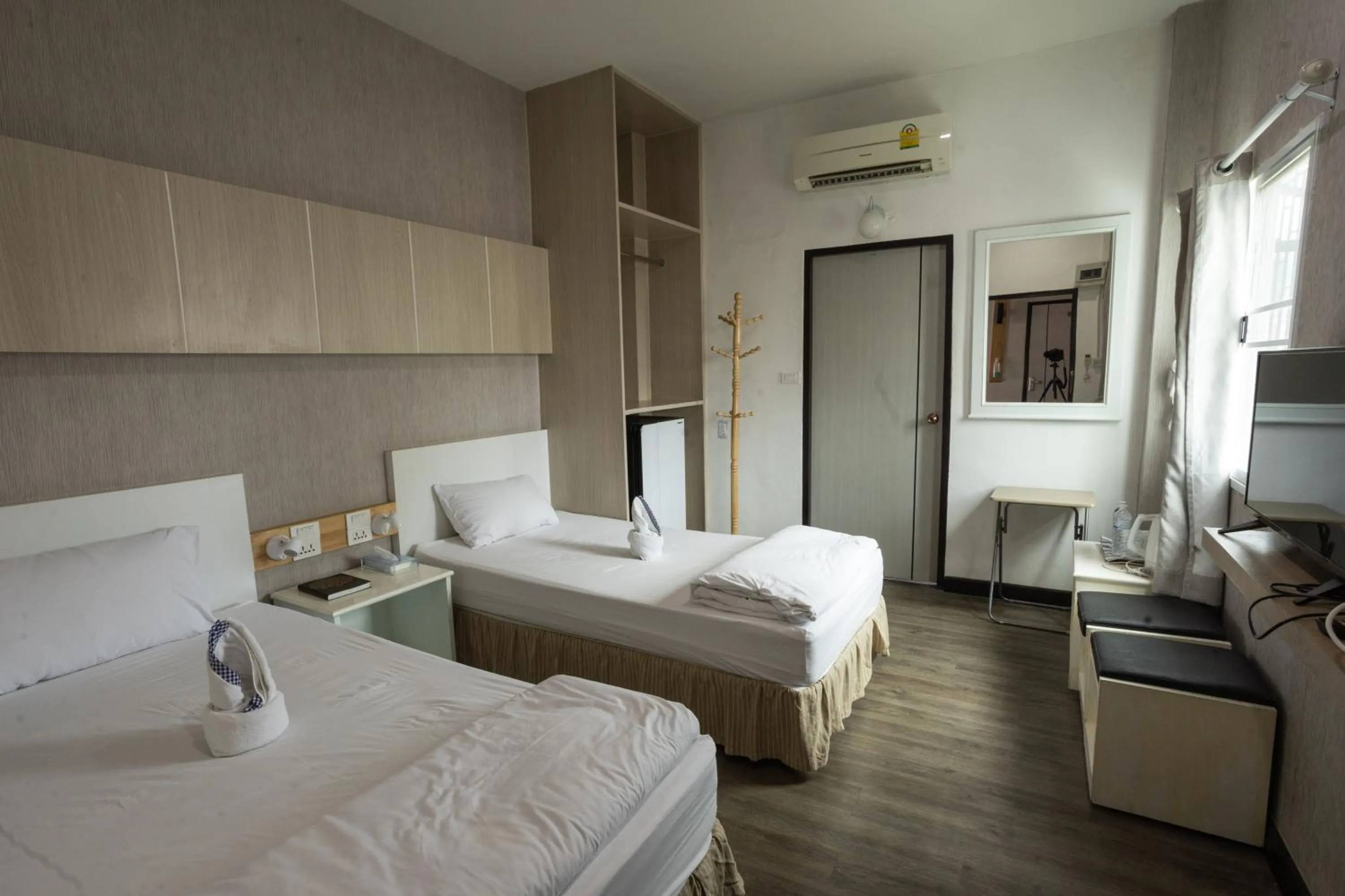 Twin Room with Private Bathroom in Connect Hotel Chiang Rai