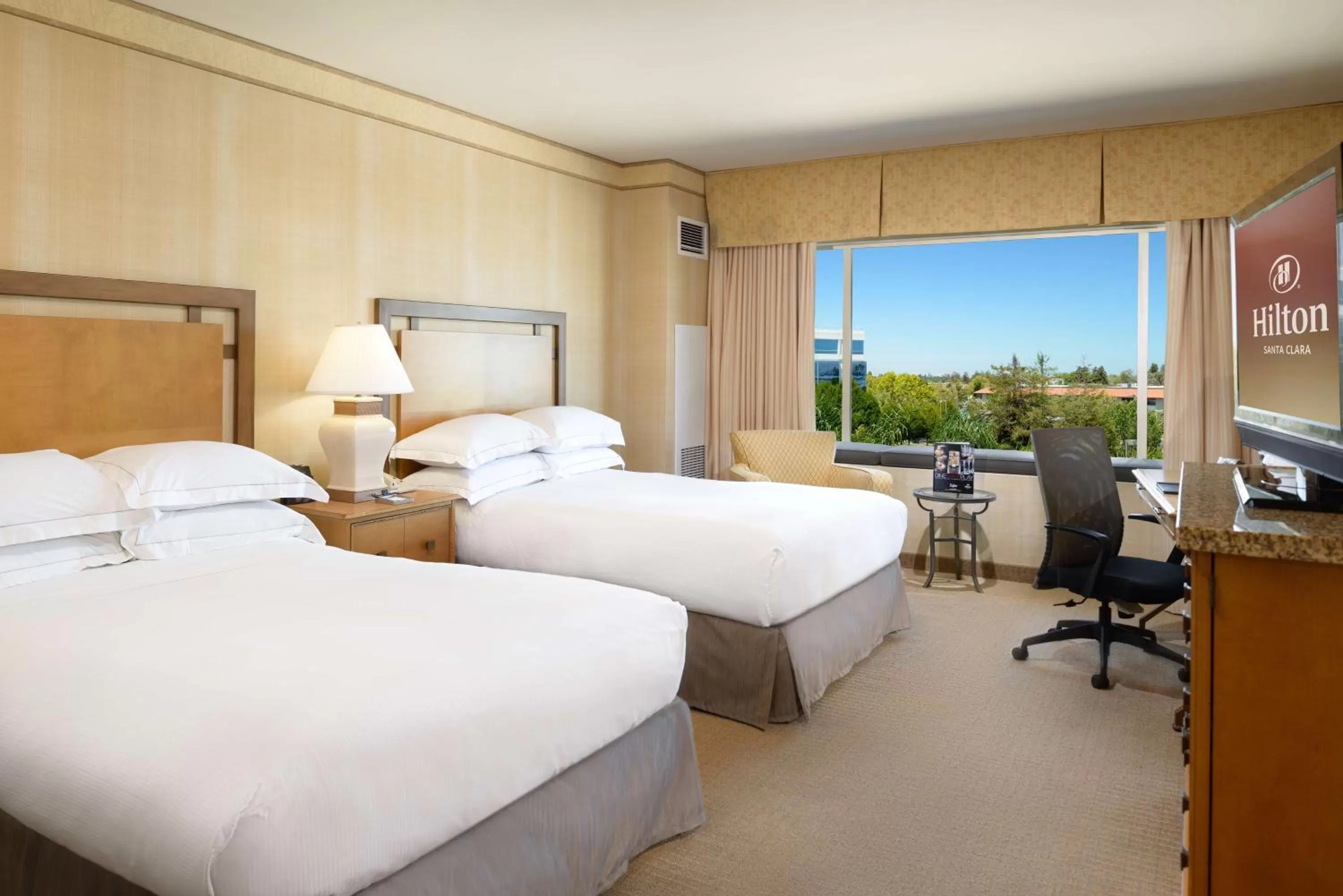 Double Room with Two Double Beds in Hilton Santa Clara