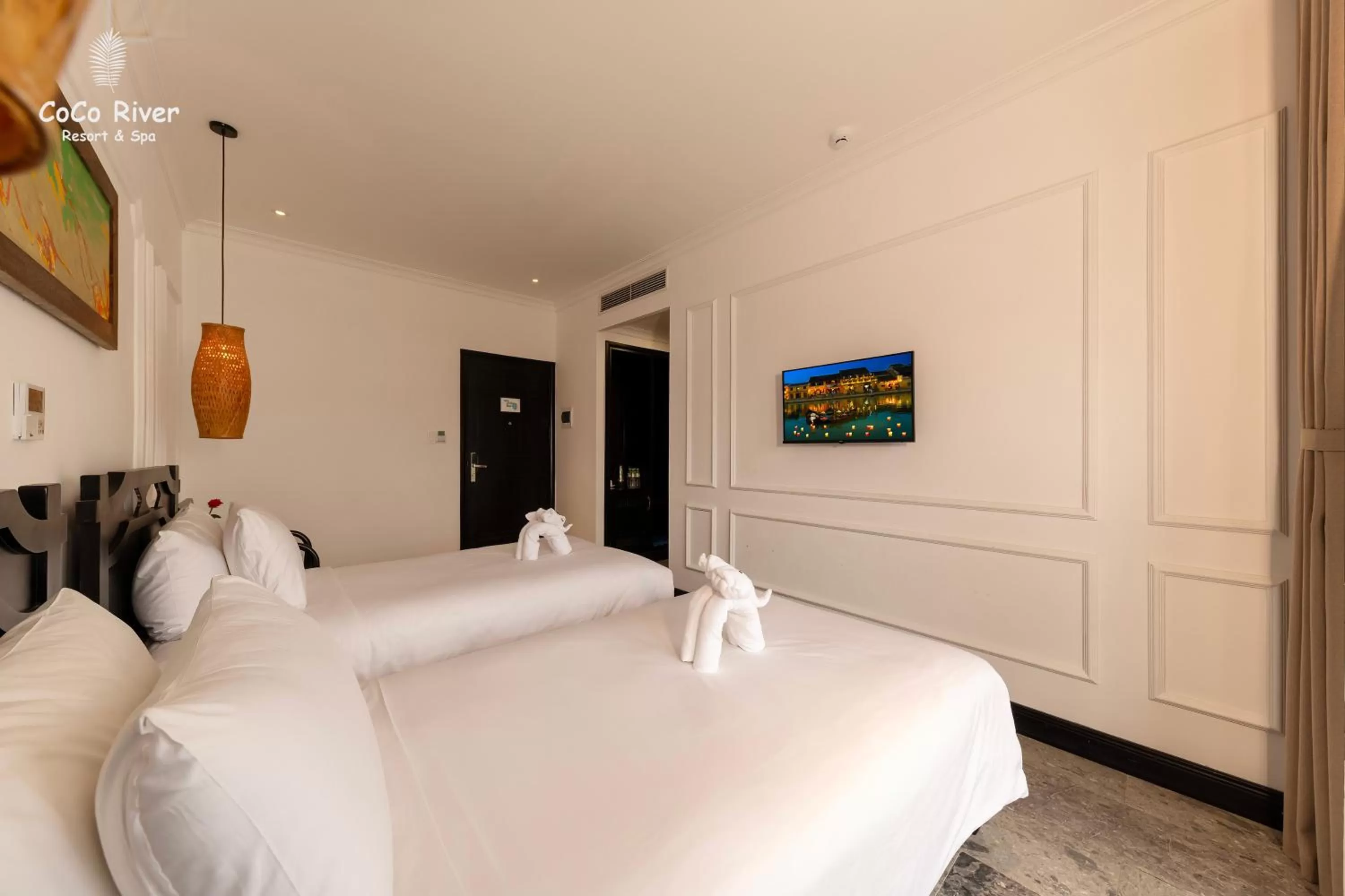 Twin Room with Garden View in Hoi An Coco River Resort & Spa