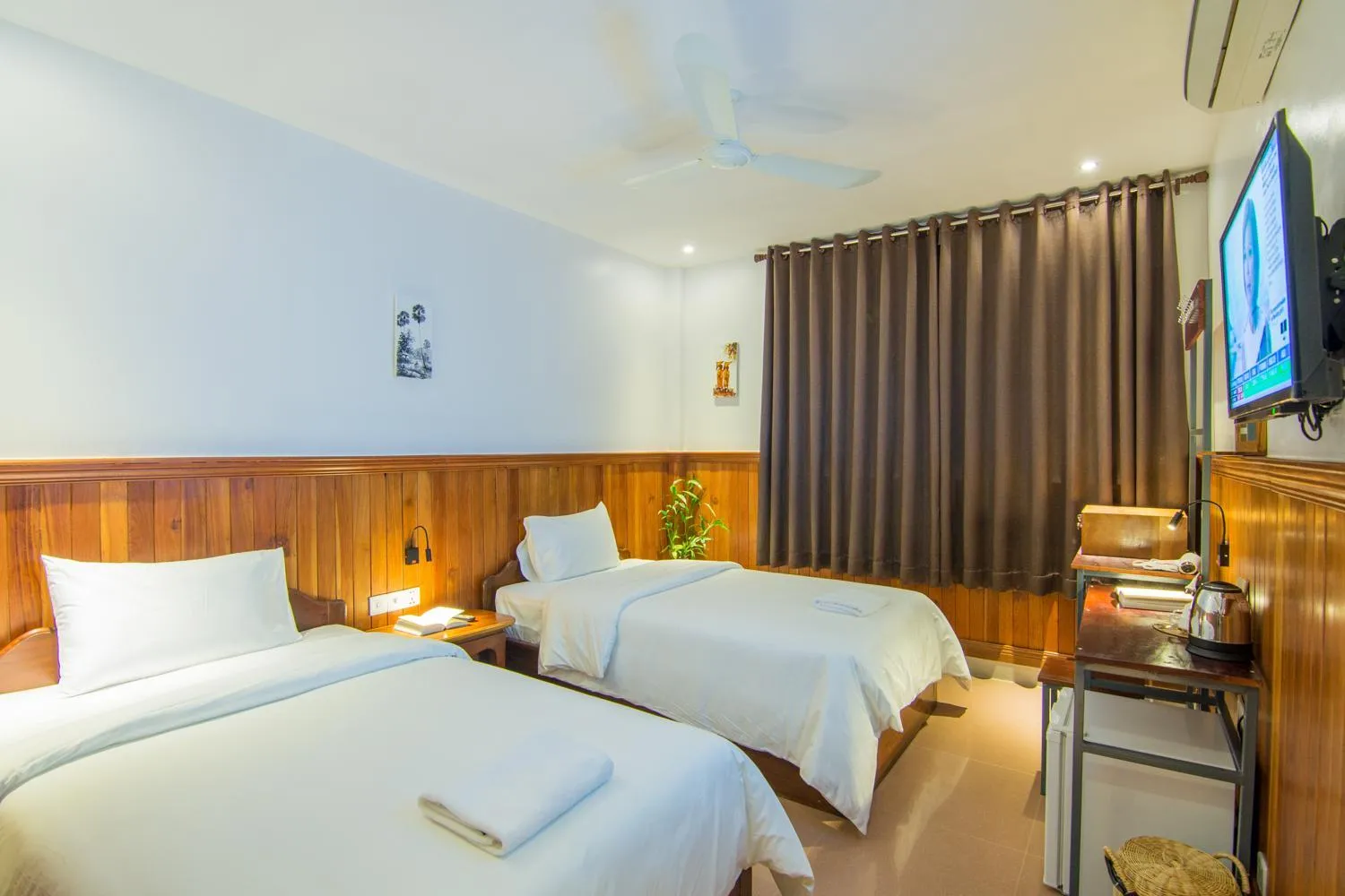 Twin Room in Bokre Angkor Hostel