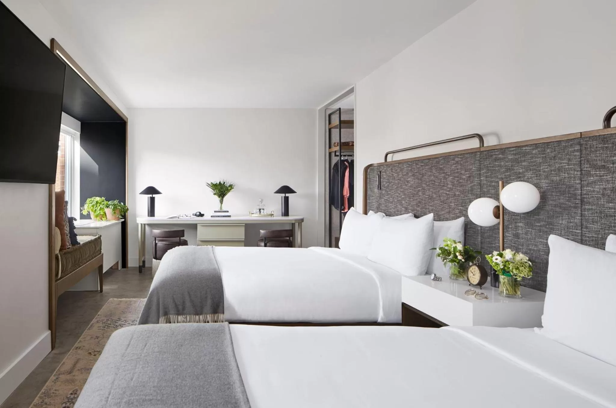 Two-Bedroom Suite with King Bed, Two Queen Beds and City View in Vignette Collection Yours Truly DC by IHG