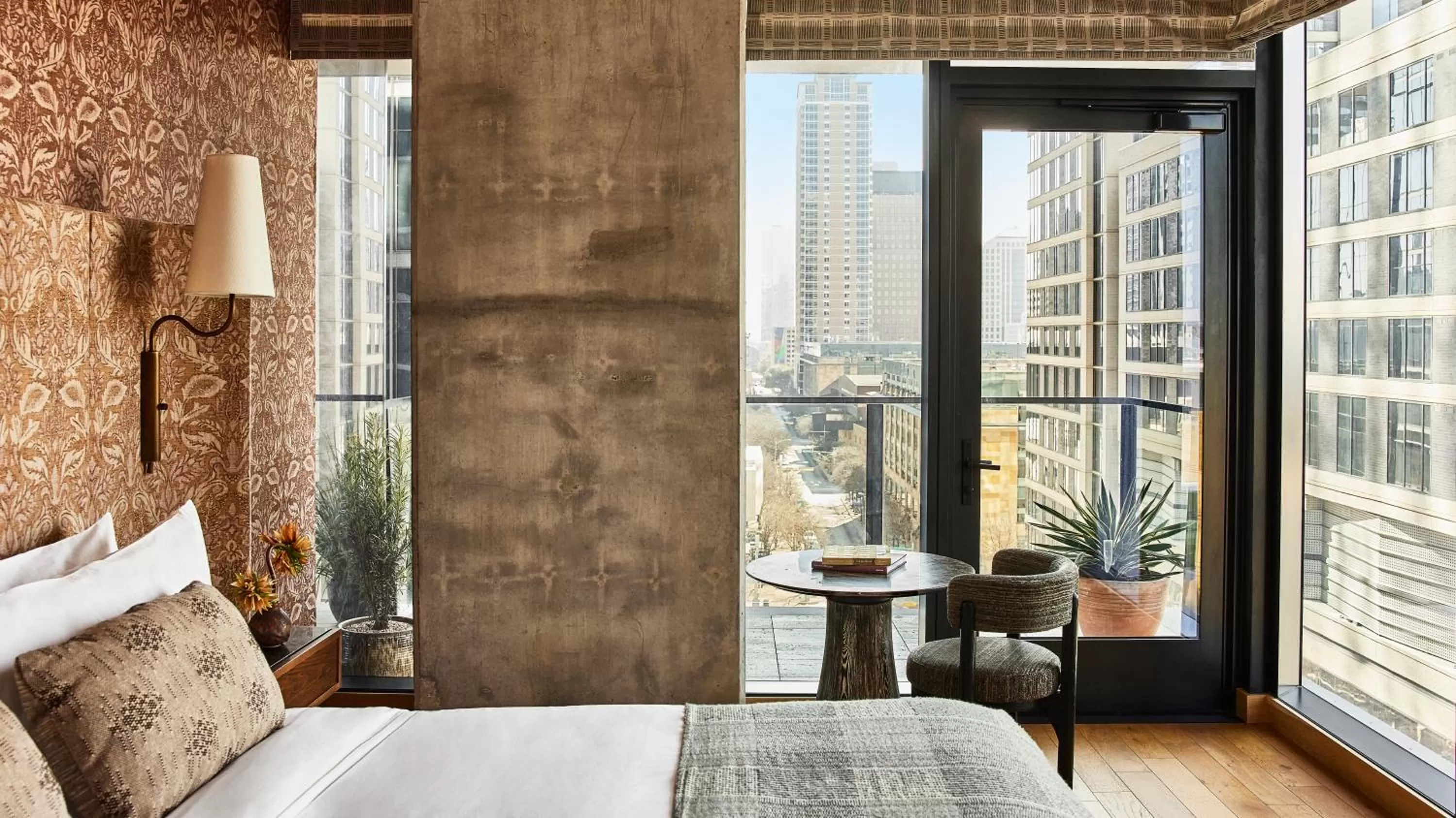 Premier King Room with Balcony  in Austin Proper Hotel, a Member of Design Hotels
