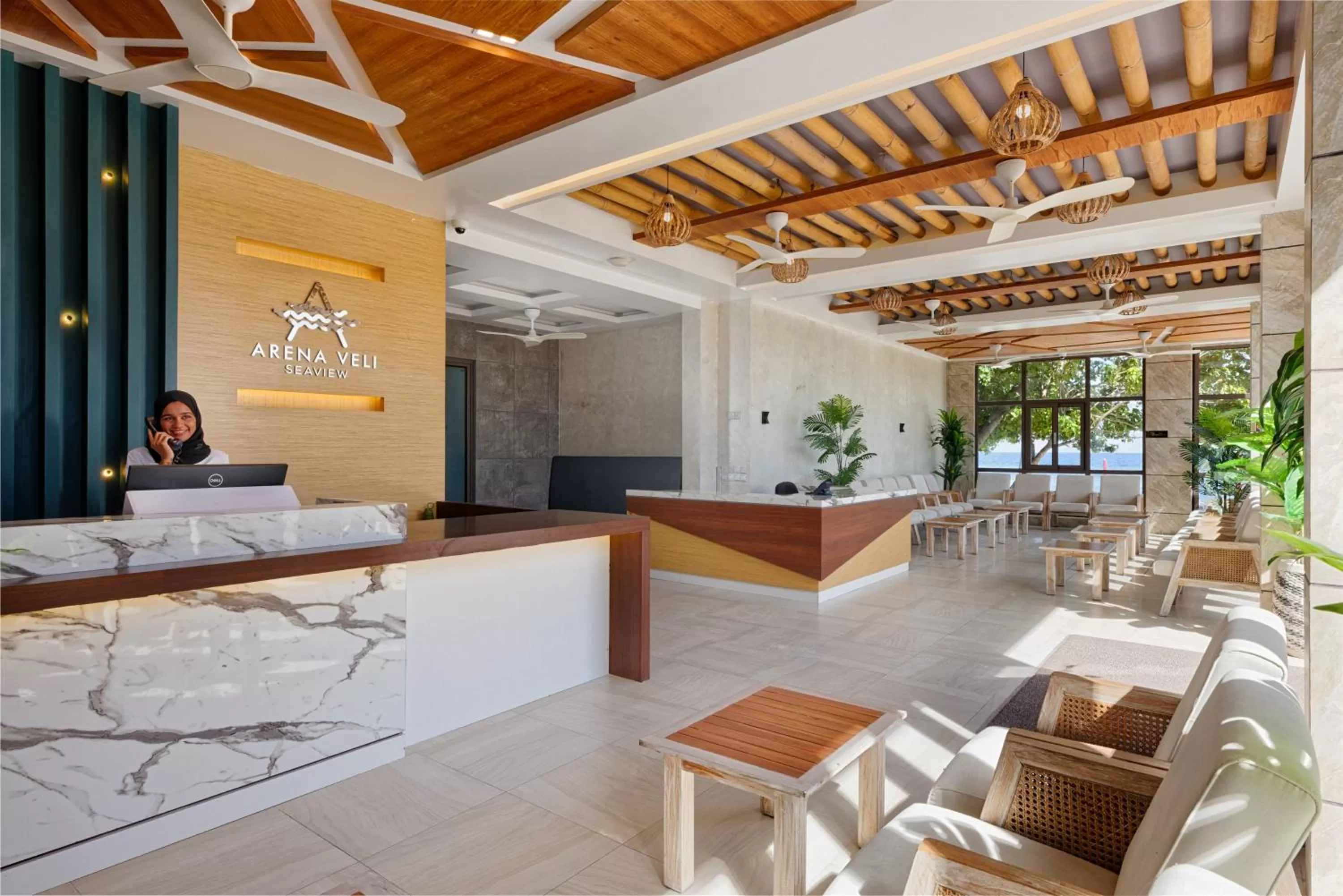 Lobby or reception in Arena Beach Hotel