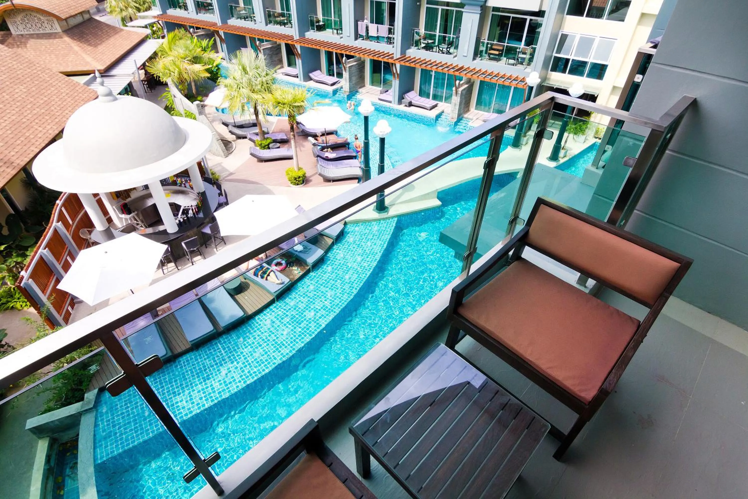 Superior Double or Twin Room with Pool View in Ramaburin Resort Patong - SHA Extra Plus