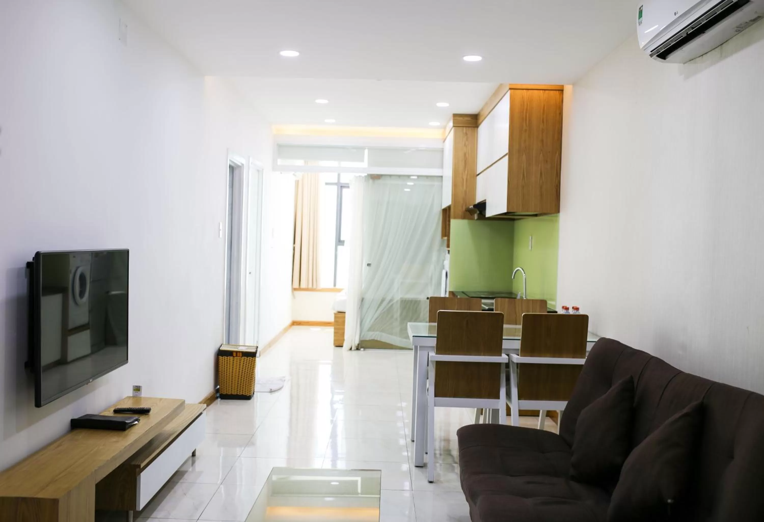 Two-Bedroom Apartment with Sea View in Gold Ocean Apartment Nha Trang