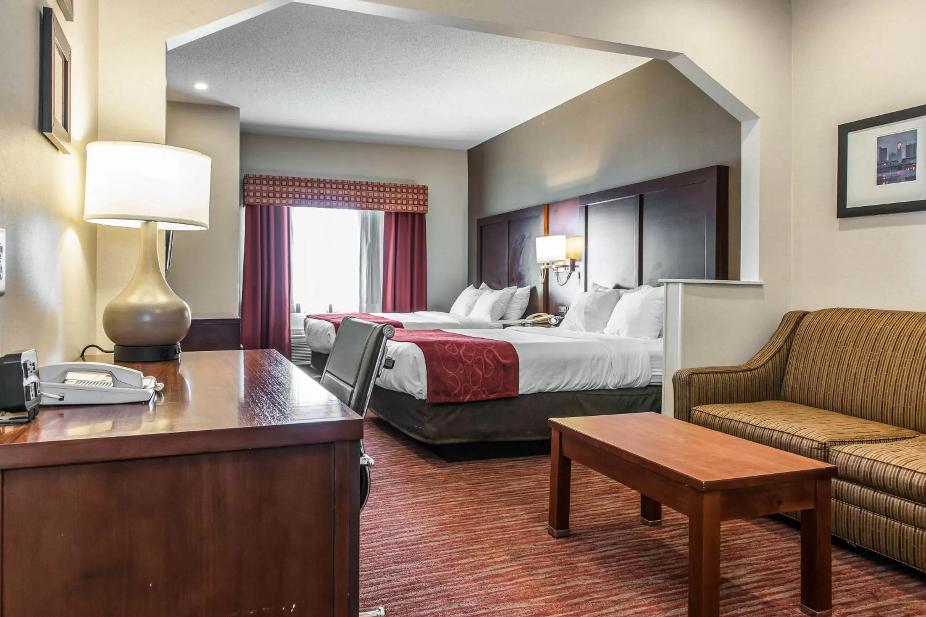 Suite with Two Queen Beds - Accessible/Non-Smoking in Comfort Suites Columbus Expo Center