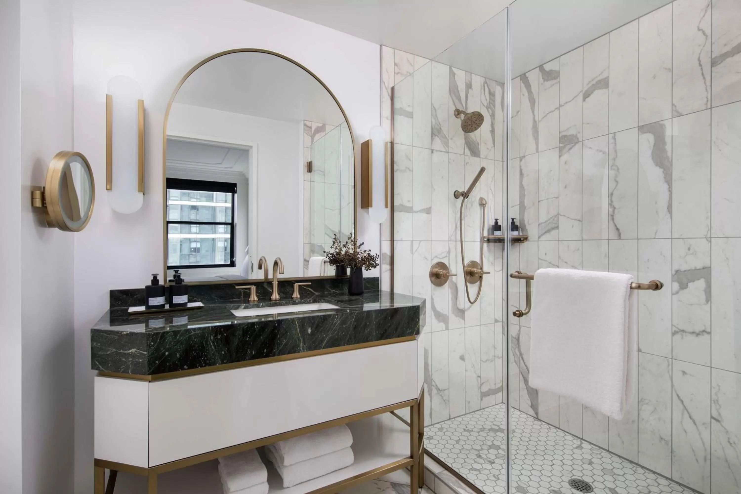 Bathroom in Pendry Chicago