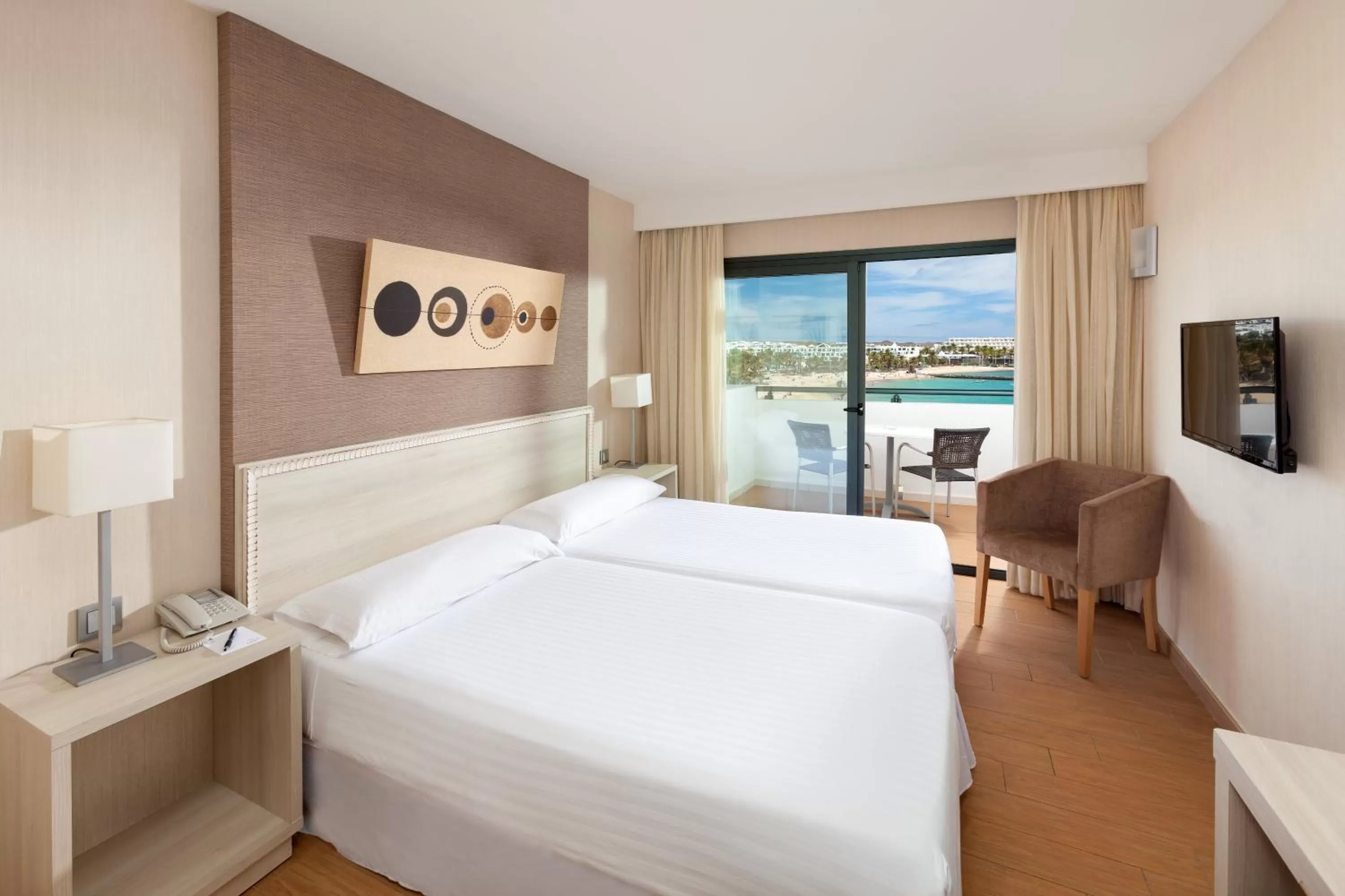 Twin Room with Sea View (1 Adult) in THB Lanzarote Beach
