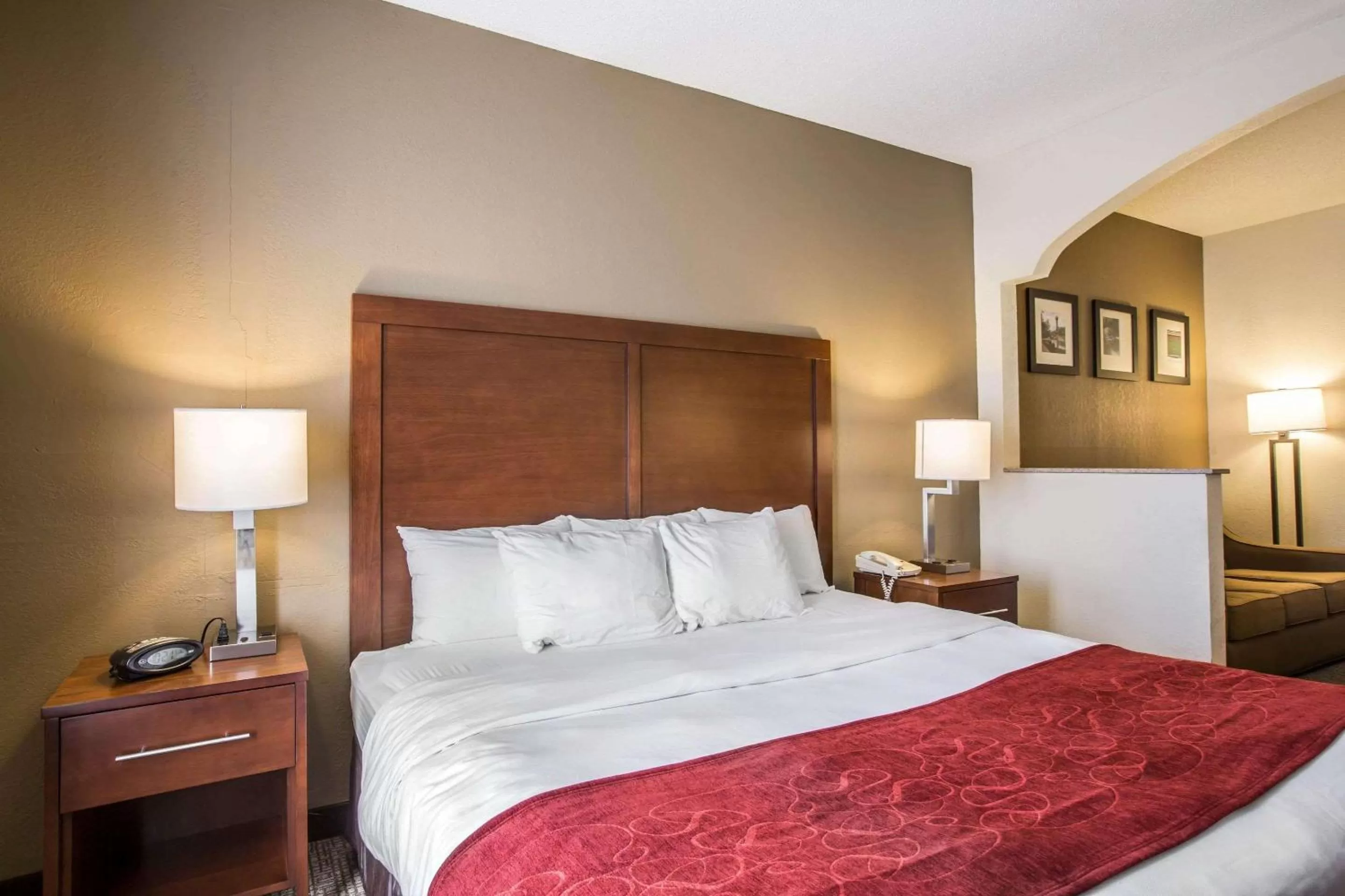 King Suite in Quality Suites Morristown West