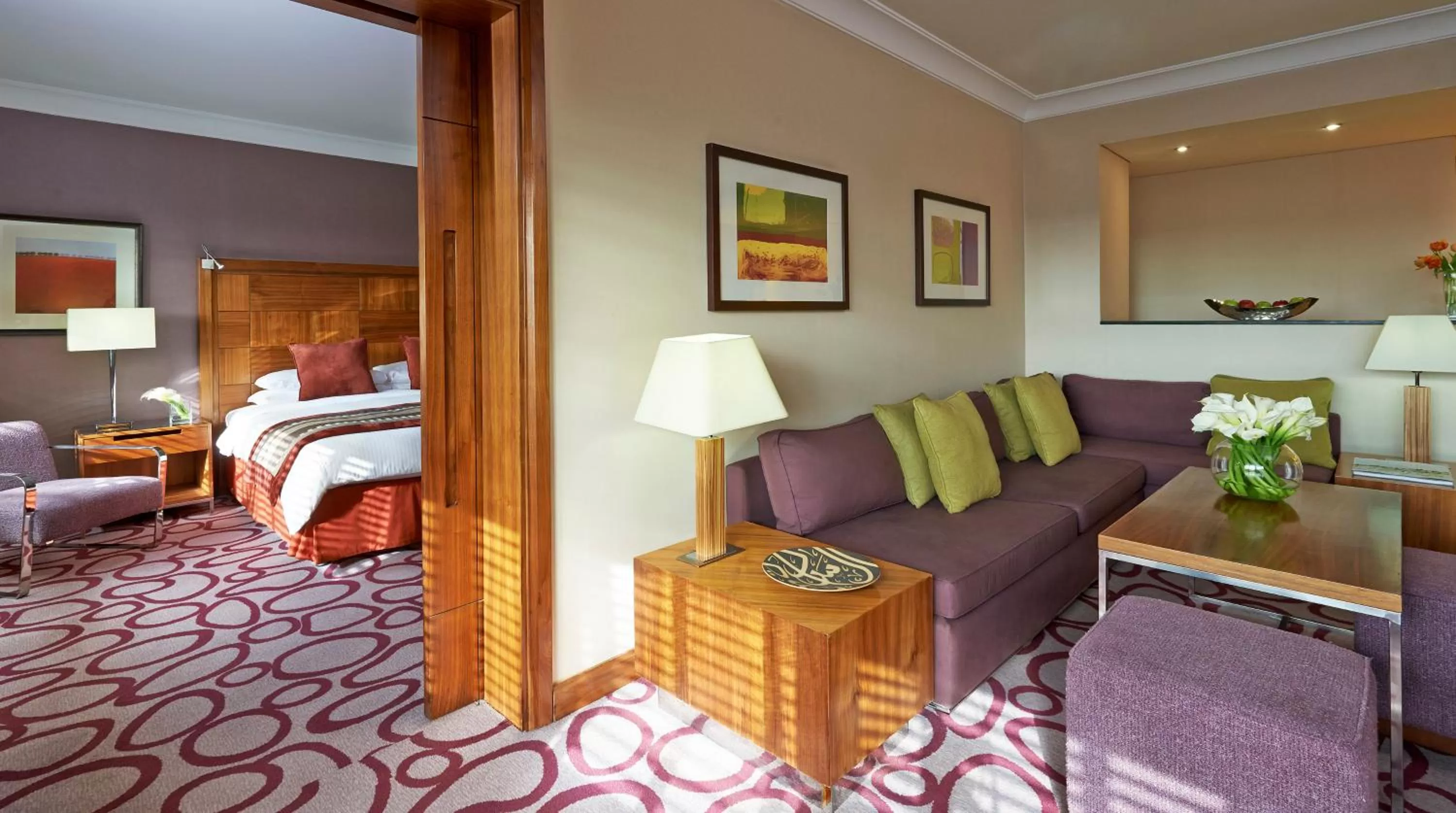 Deluxe King Suite with Pool View in InterContinental Amman Jordan by IHG