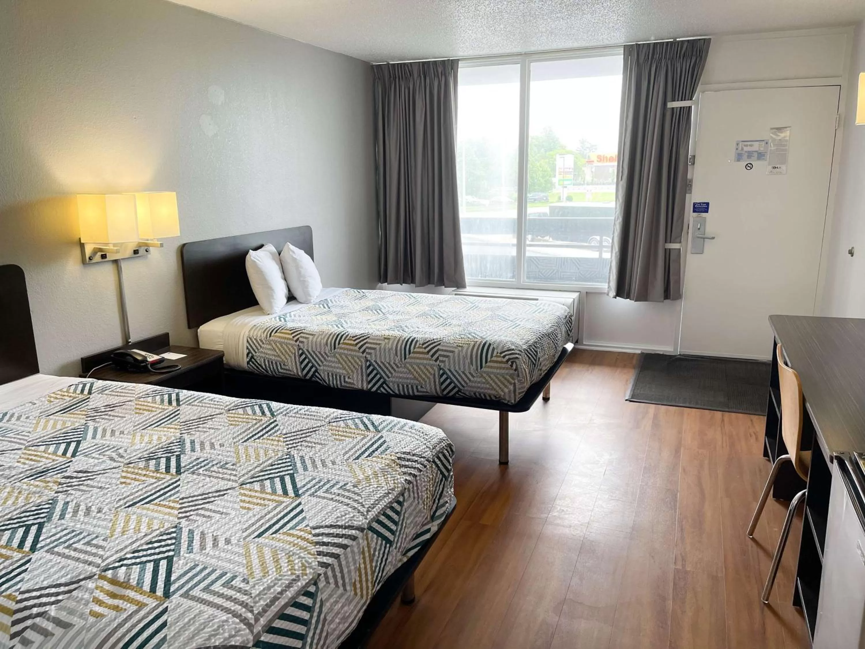 King Room with Two King Beds - single occupancy - Non-Smoking in Motel 6-Troy, OH