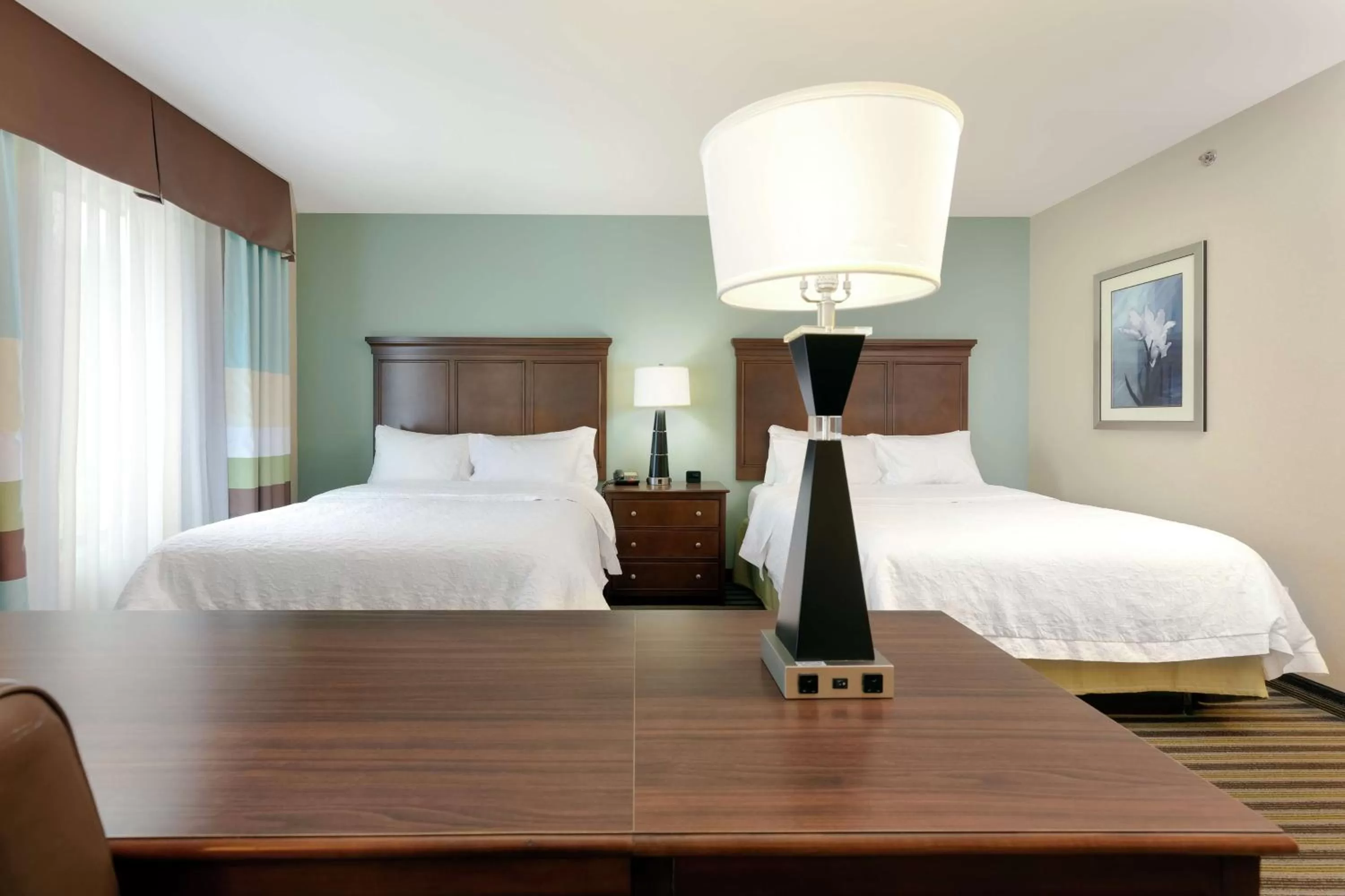 Queen Studio Suite with Two Queen Beds - Non-Smoking in Hampton Inn and Suites Adairsville/Calhoun Area