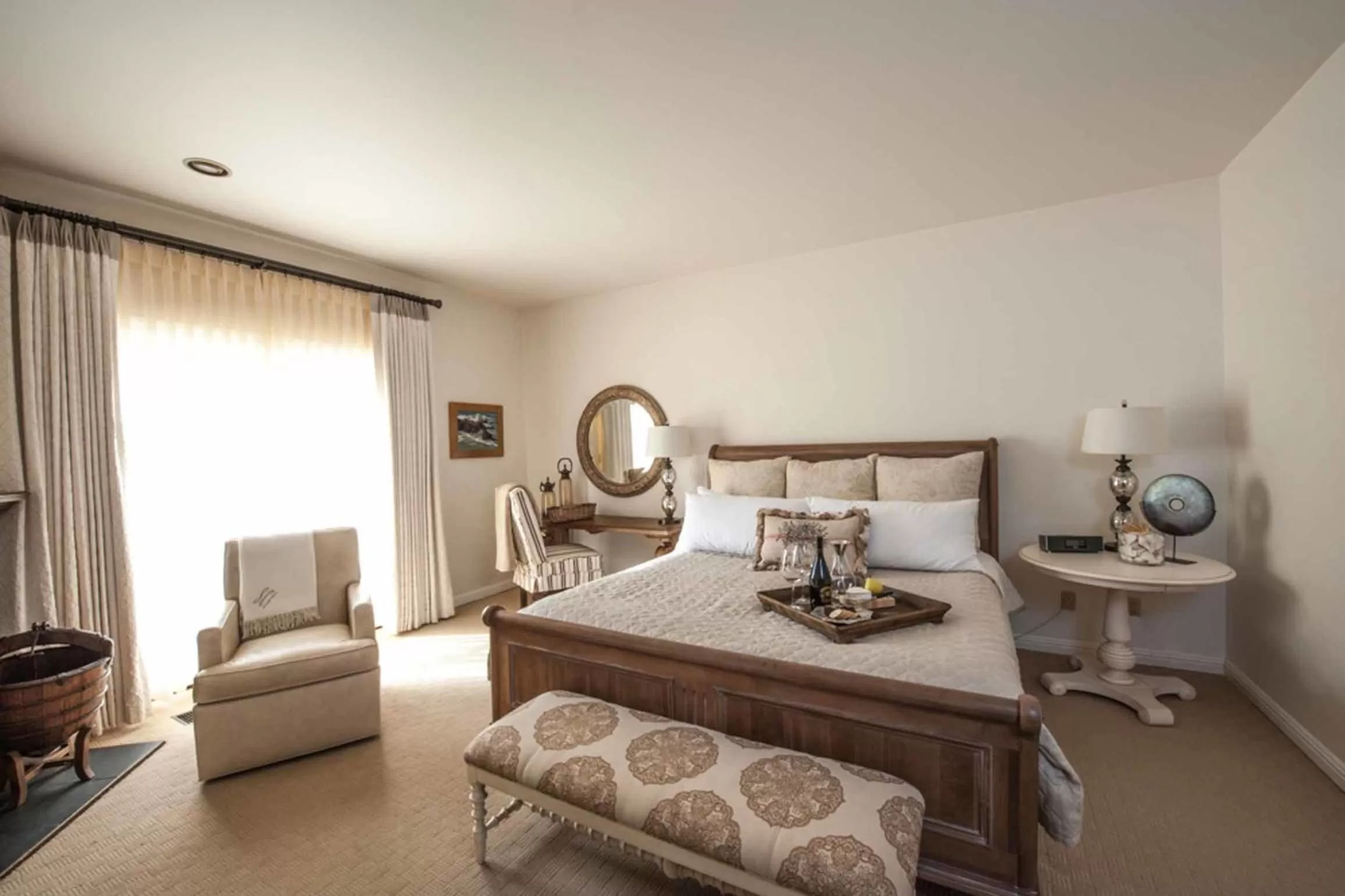 King Room with Patio in Seal Cove Inn