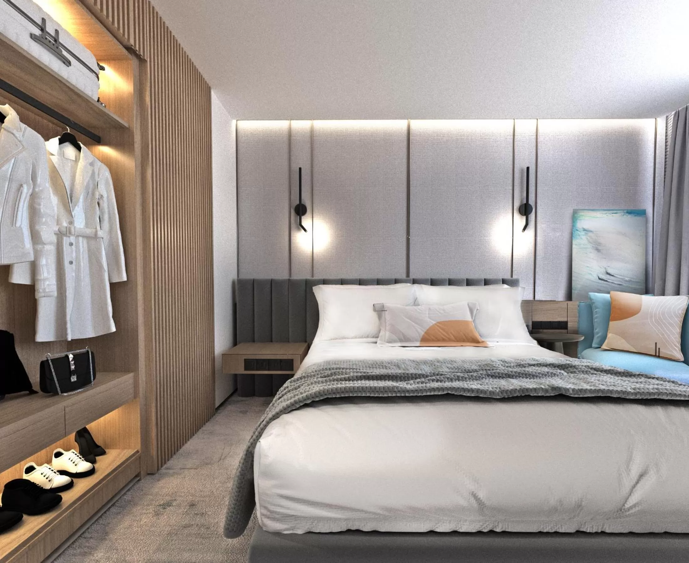 Standard King Room with Sofa Bed and Lake View - Conference Floor in Crowne Plaza Sofia by IHG