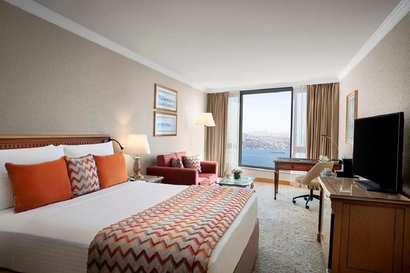 Premium King Room with Sea View - Lounge Access in InterContinental Istanbul by IHG