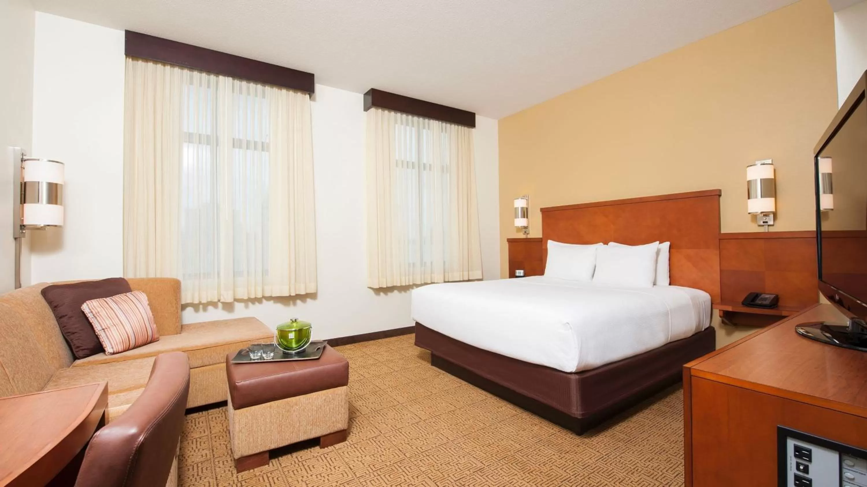 King Room with Sofa Bed and Roll-In Shower - Disability Access in Hyatt Place Des Moines Downtown