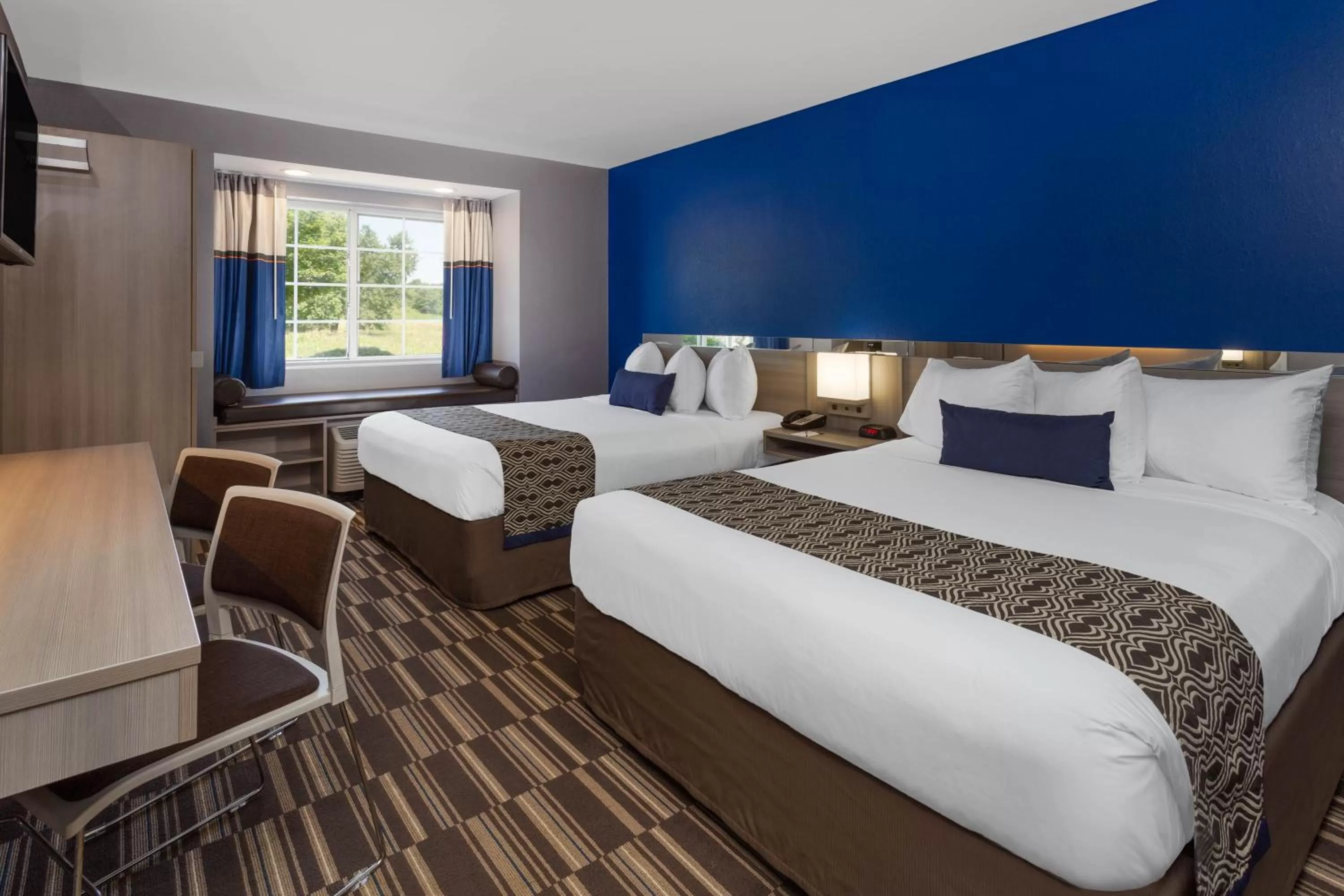 Queen Room with Two Queen Beds - Non-Smoking in Microtel Inn & Suites by Wyndham Bethel/Danbury
